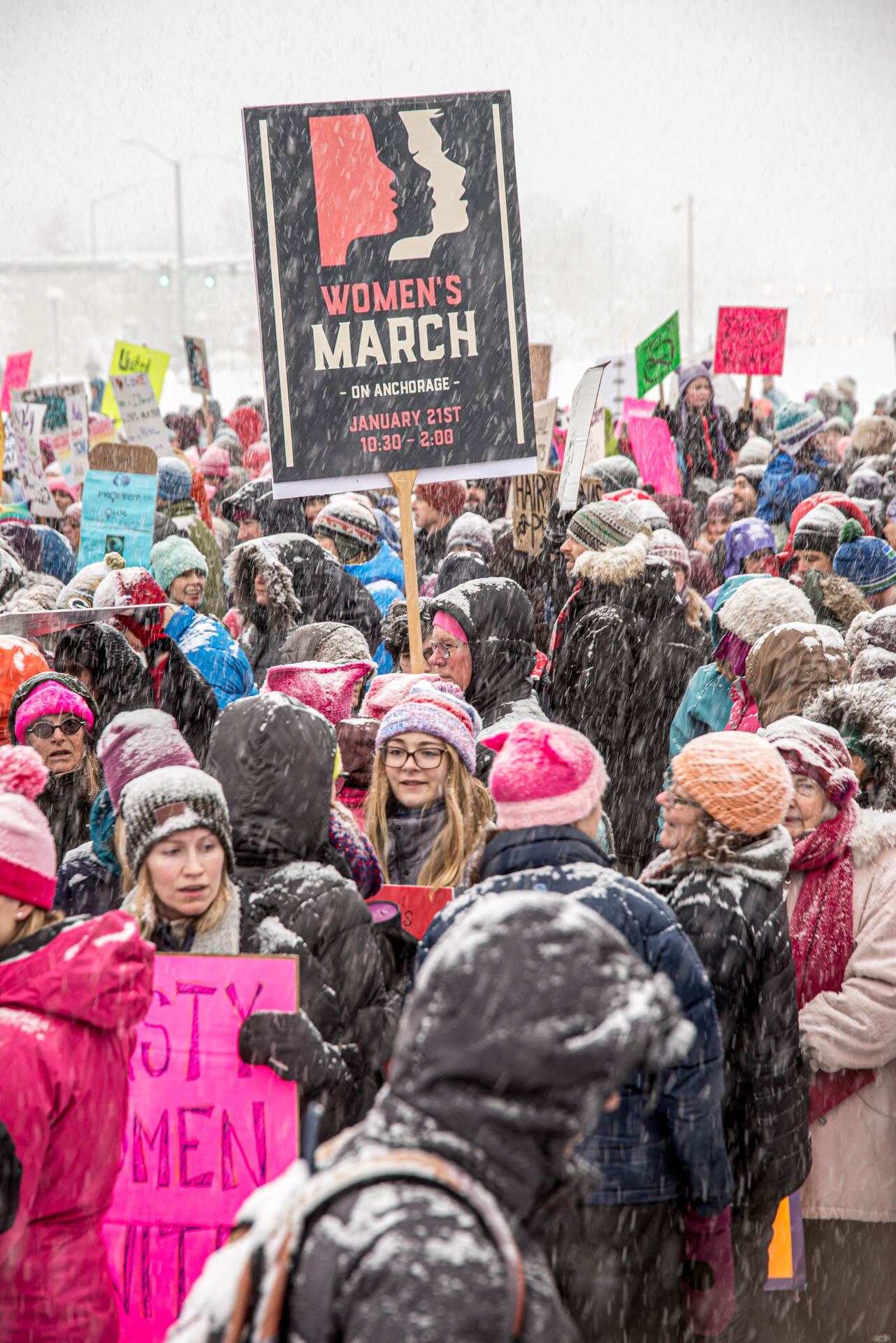 Women’s March, Inauguration Day, Anchorage, AK, 2017
