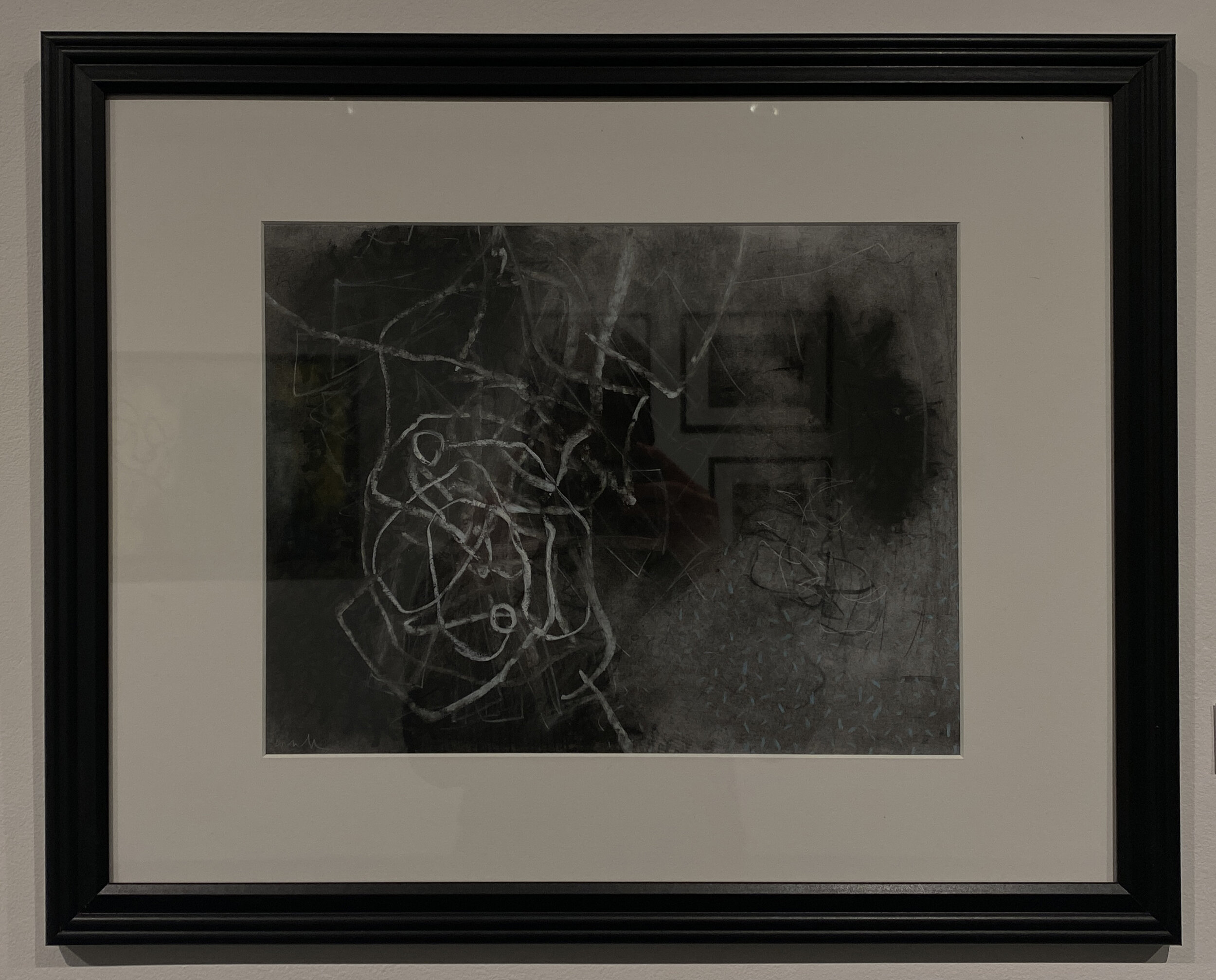  Pandemic drawing #49 (2020)  charcoal, compressed charcoal and mixed media on paper  10½ x 13½ inches 