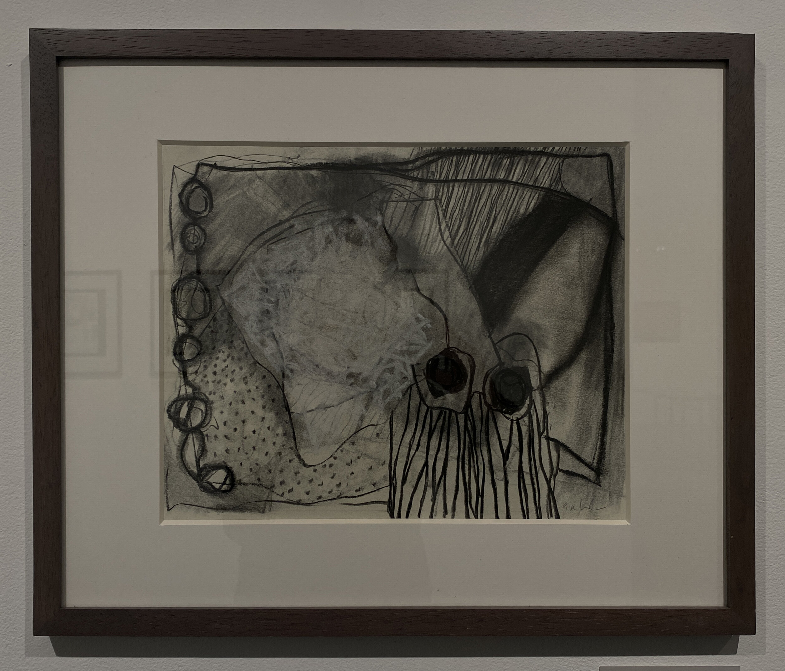  Pandemic drawing #58 (What will we do without us?) (2020)  charcoal, compressed charcoal and mixed media on paper  10½ x 13½ inches 