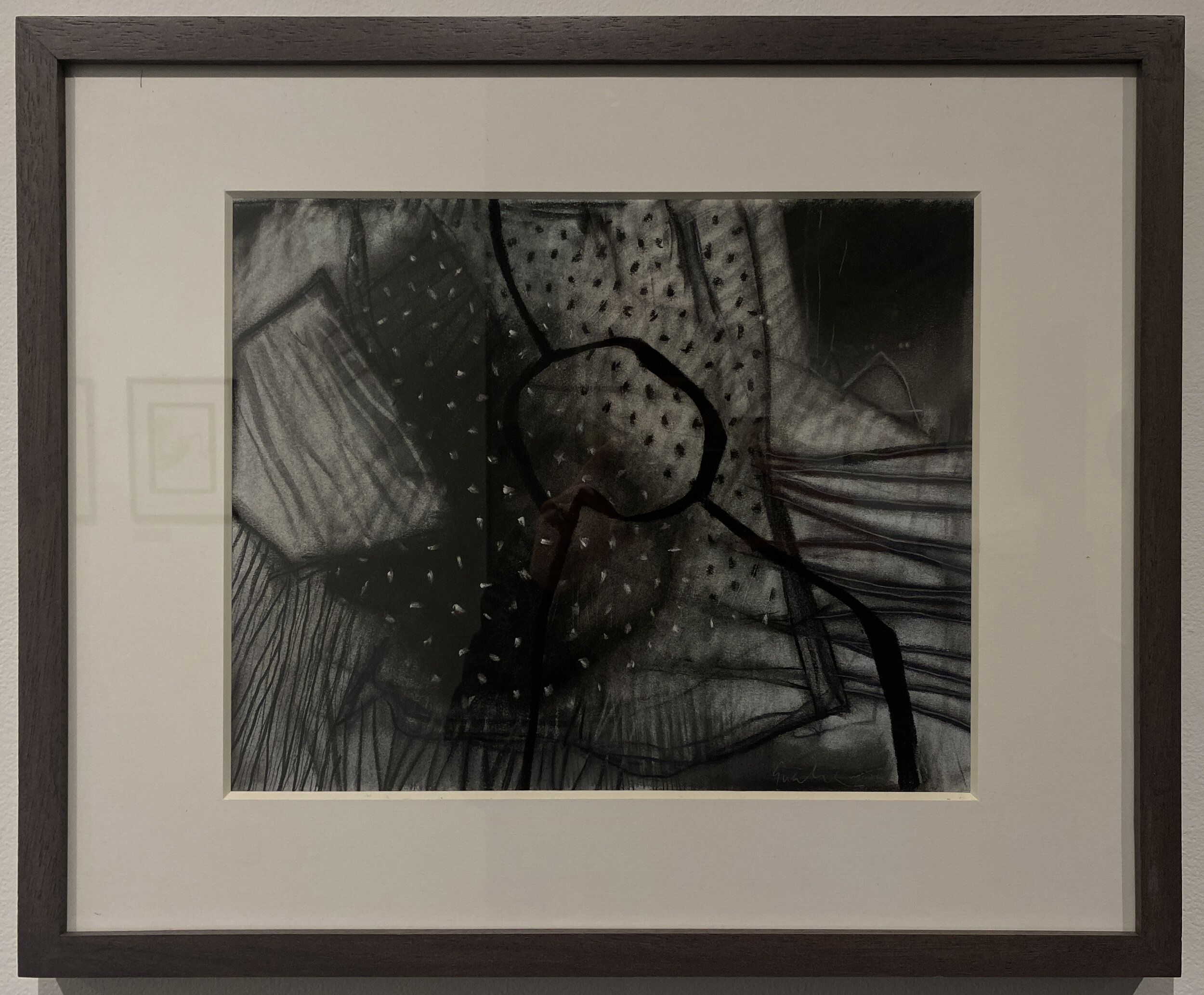  Pandemic drawing #66 (2020)  charcoal, compressed charcoal and mixed media on paper  10½ x 13½ inches 