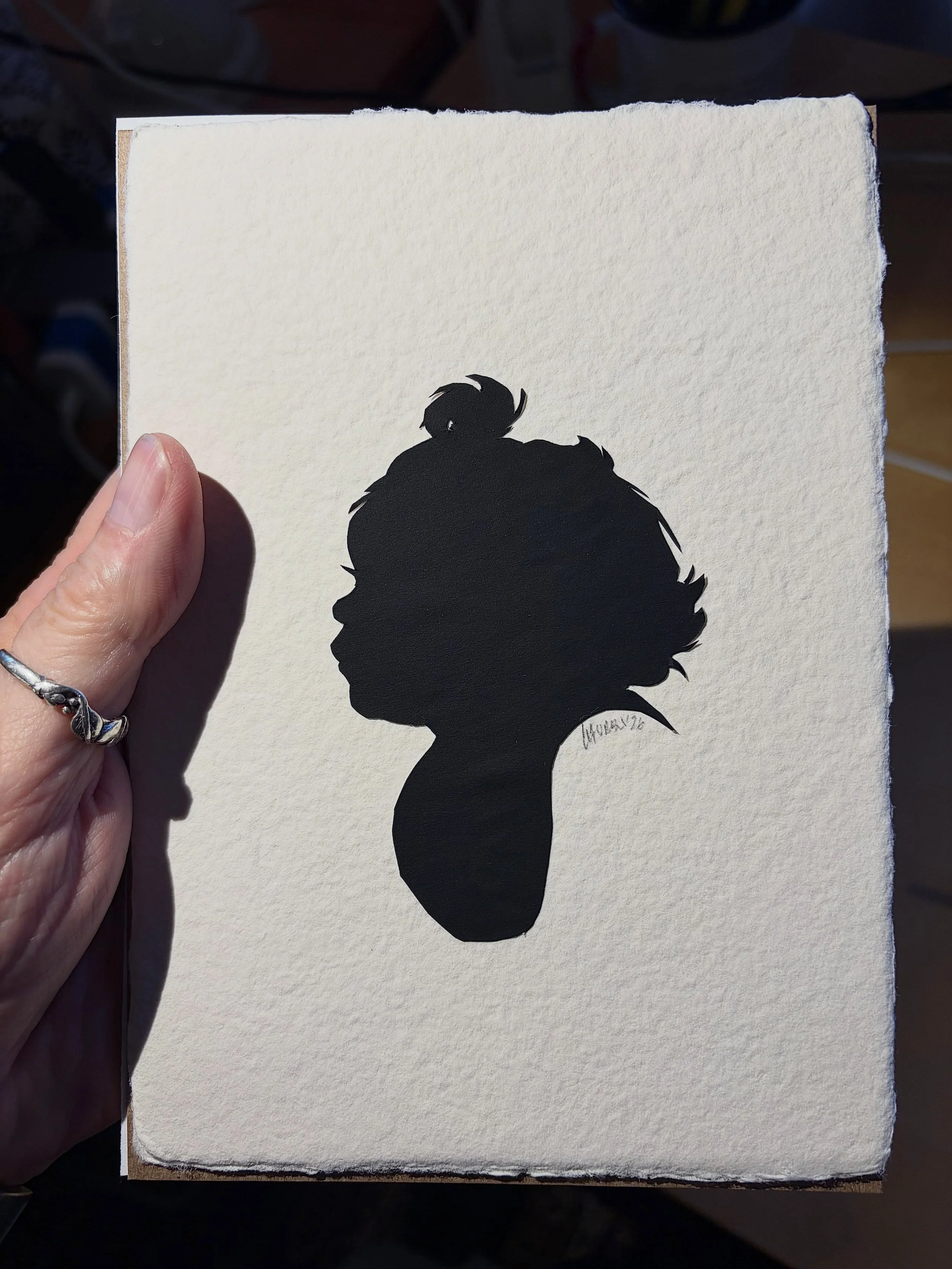 Heading off to its over-the-moon happy customer. A order made on my website, using my handmade paper by @porridgepapers in Lincoln, NE:
.
&ldquo;1889 Artisan Cotton Paper with Natural Deckled Edges:
.
We looked out over a field of bluestem and golden