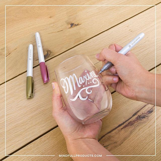 Make your glass your own by decorating with these glass writers! 🍷 Available in neon and metallic colors, link in bio