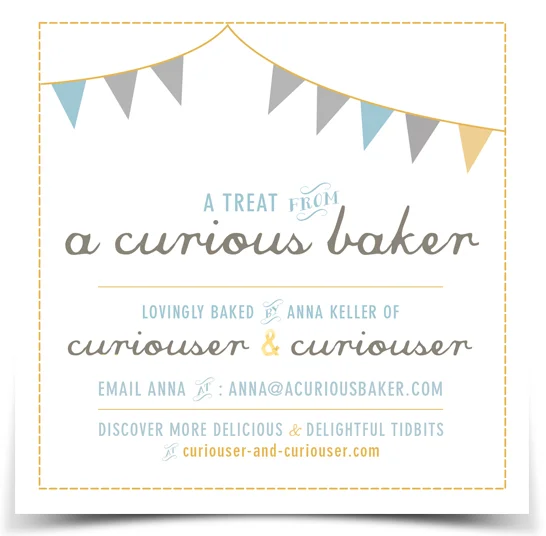 INFORMATIONAL CARD FOR A CURIOUS BAKER