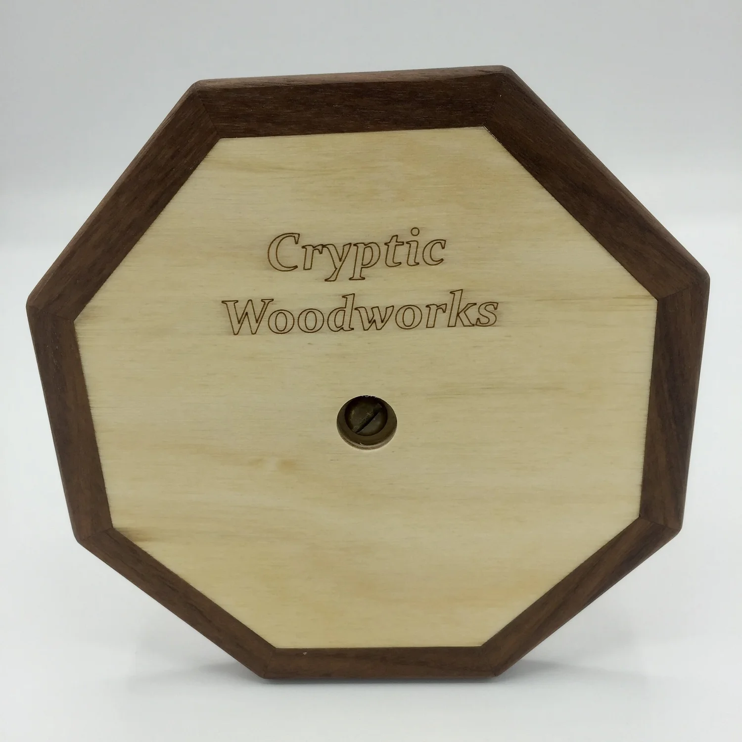 篆刻 Cipher Wheel - Small - Runes and English — Cryptic Woodworks