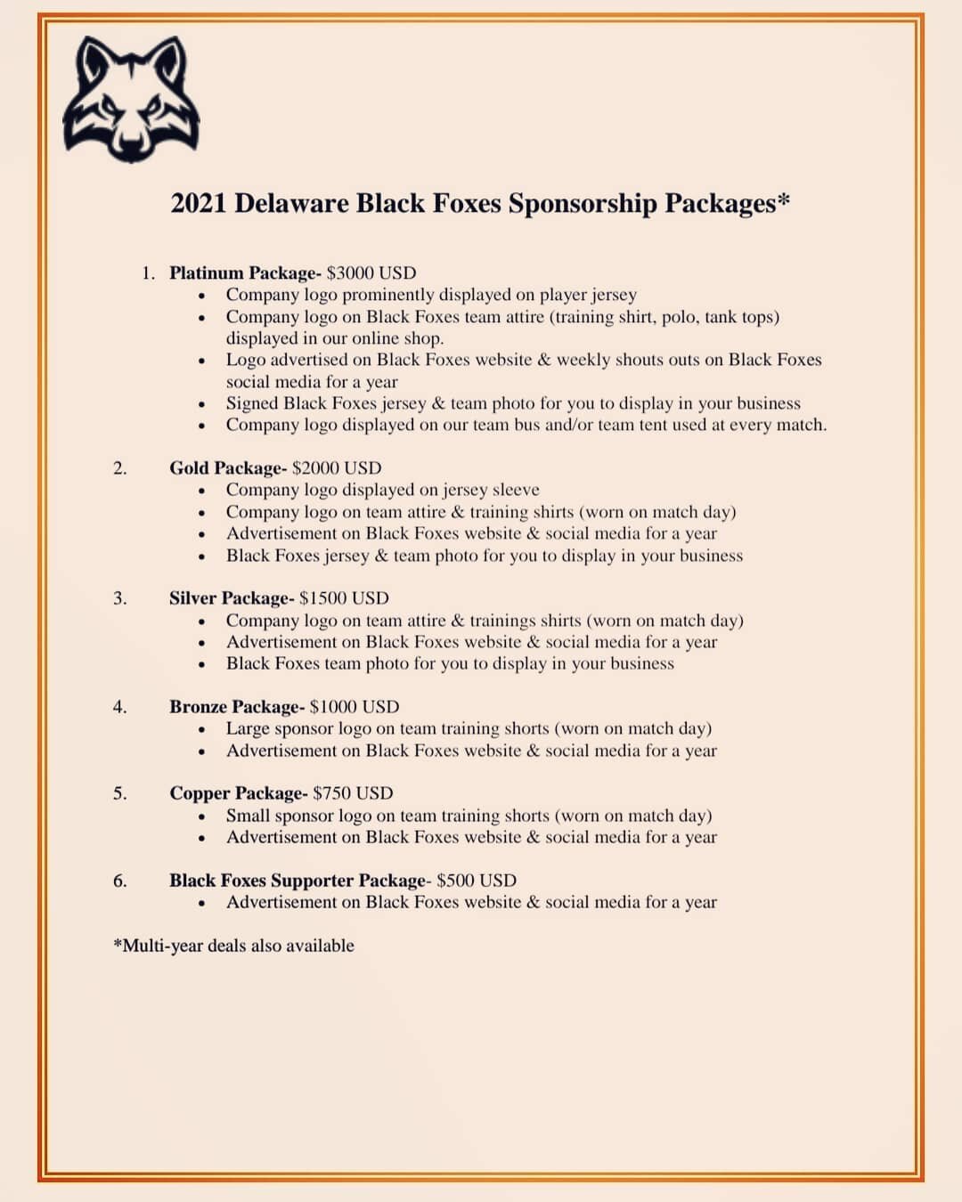 We've added quite a few but still more #sponsorship spots available for the #blackfoxesrugbyleague shorts, training tops, website, and even our TEAM BUS! Secure your spot today!  Thanks to our 2021 #sponsors and kit provider! 👕🚐🚍🏉🦊💸💸💸

@mined