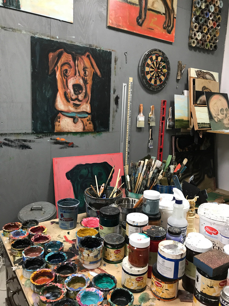  Painting studio section 