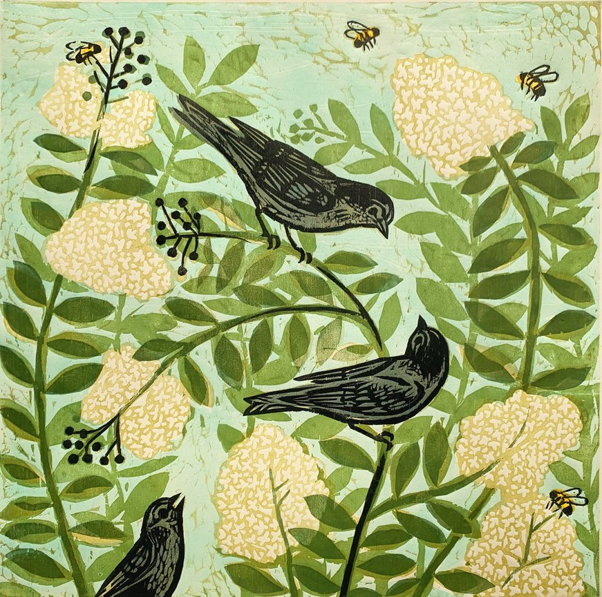 Blackbirds & Blooms