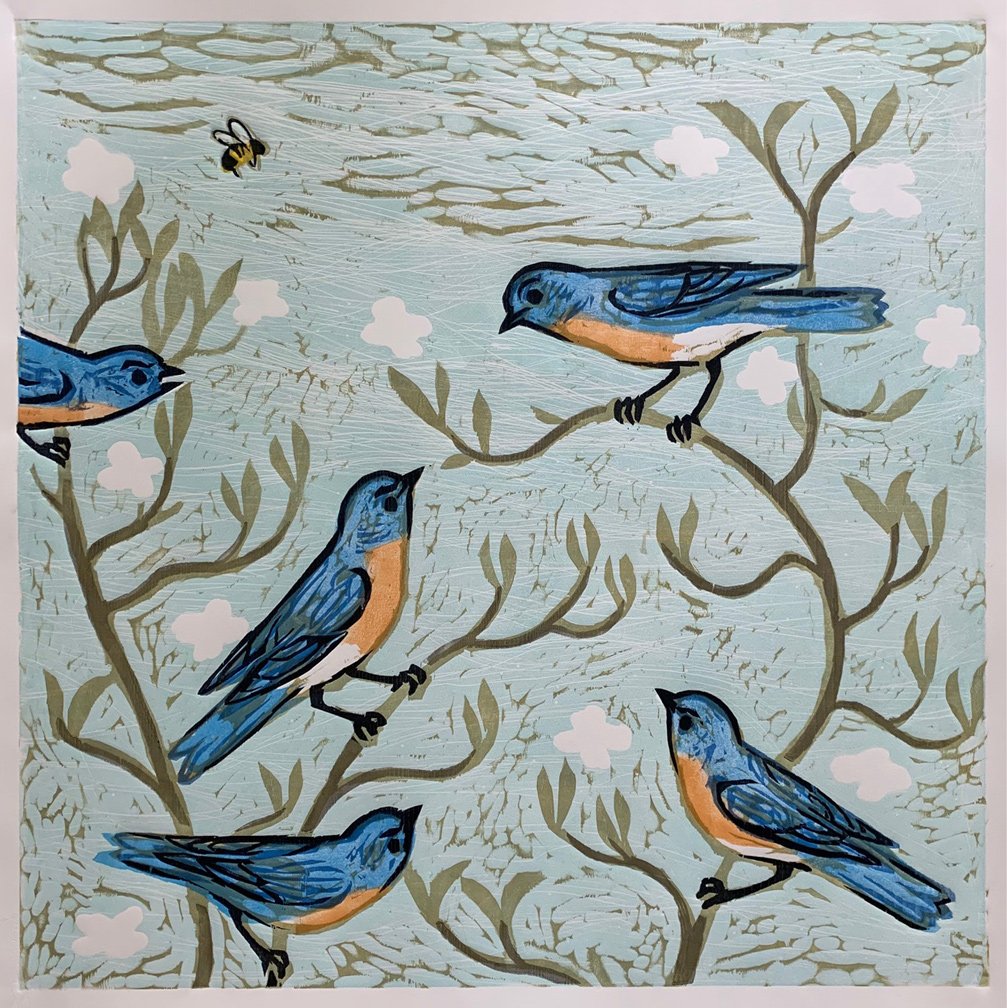 Bluebirds & Blooms