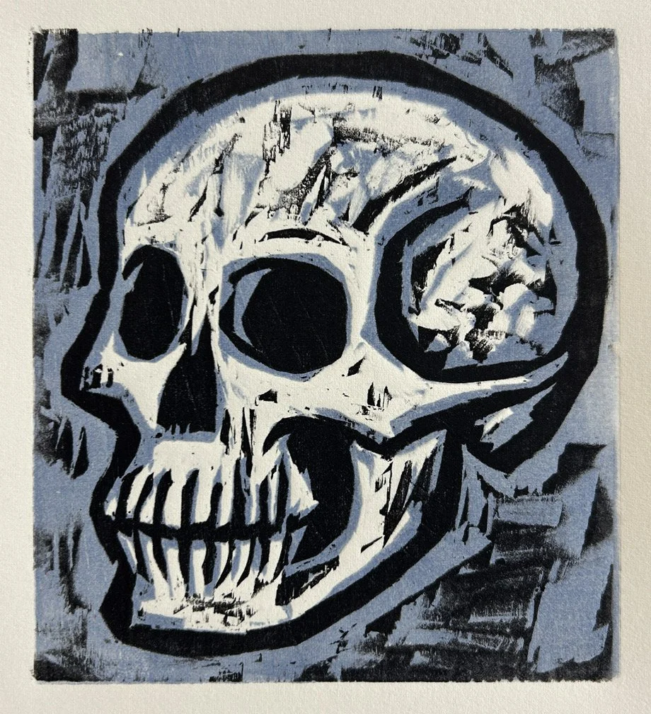 Skull - violet