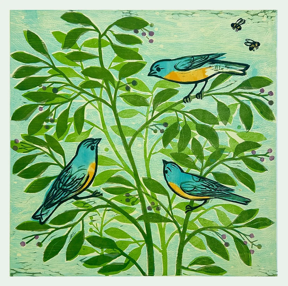 Bluebirds & Berries