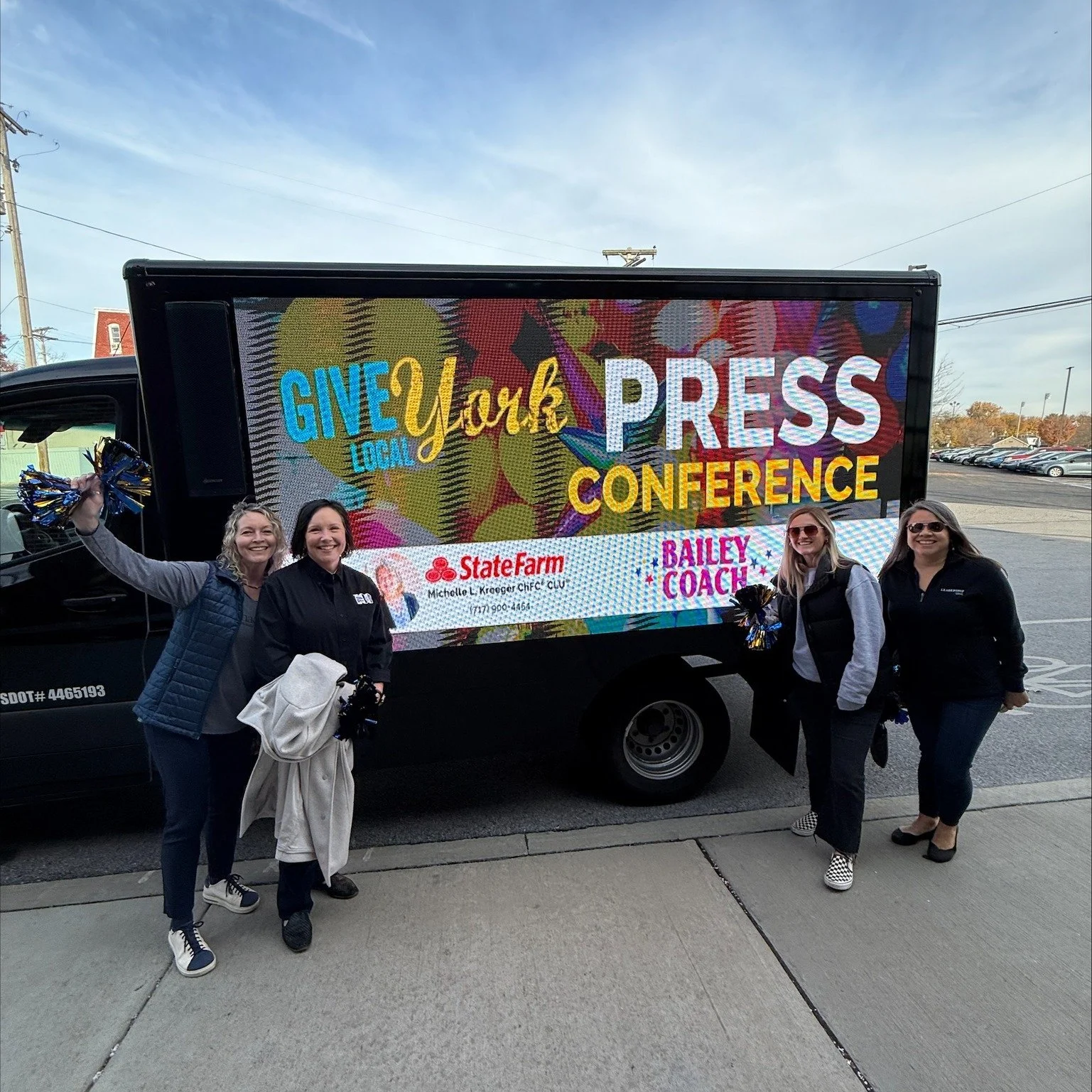 What a fun way to kick off Friday and the 2026 Give Local York season! 🚗💨 We joined Amy Brillinger from Shadowfax Corporation and Kim Soderberg from the Appell Center for GLY&rsquo;s first-ever Cash Cab event, where we were driven to the secret loc