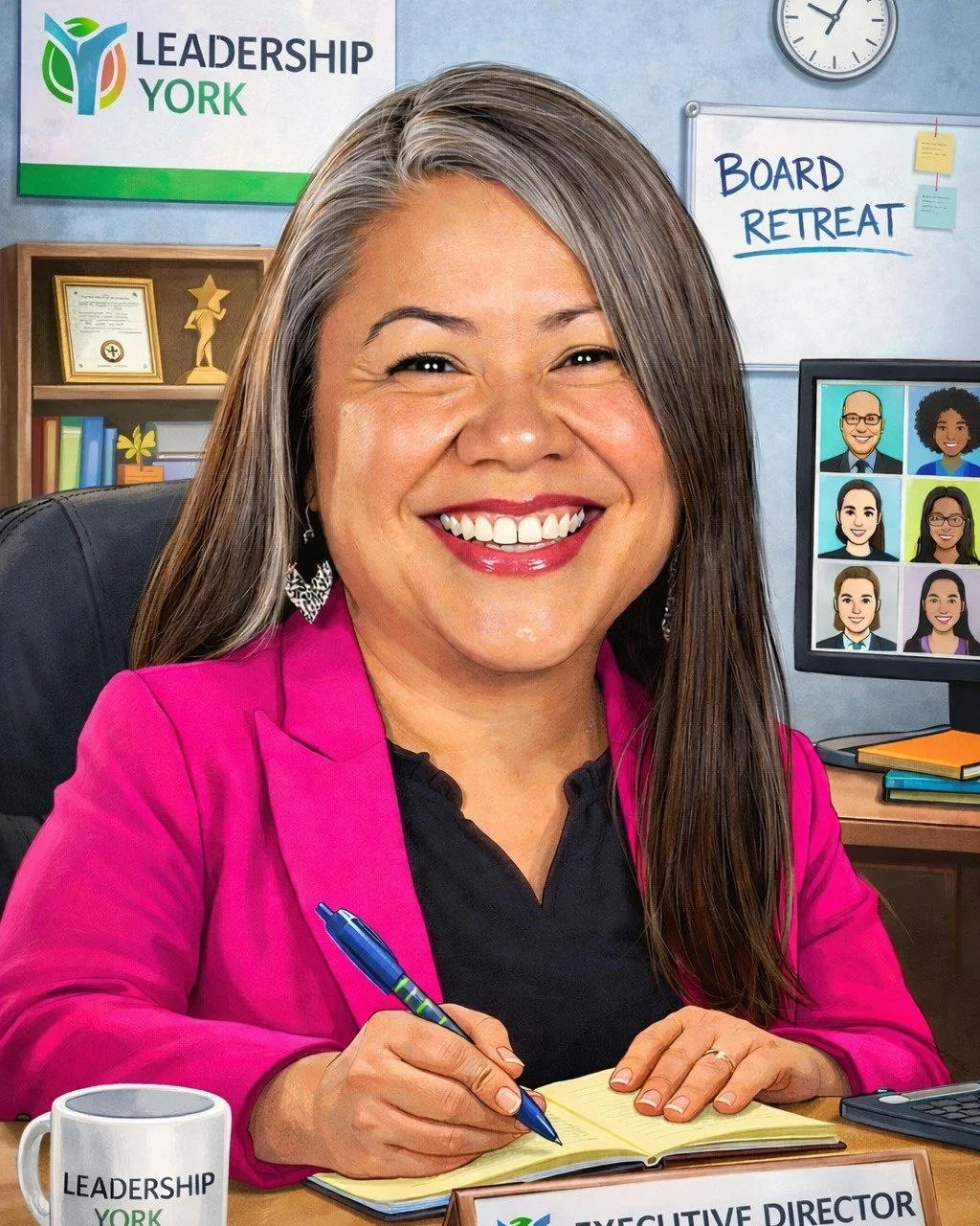 The LY team had to jump on this Chat GPT challenge! Who knew AI could capture Leadership York so perfectly? Honestly, it just gets us💙