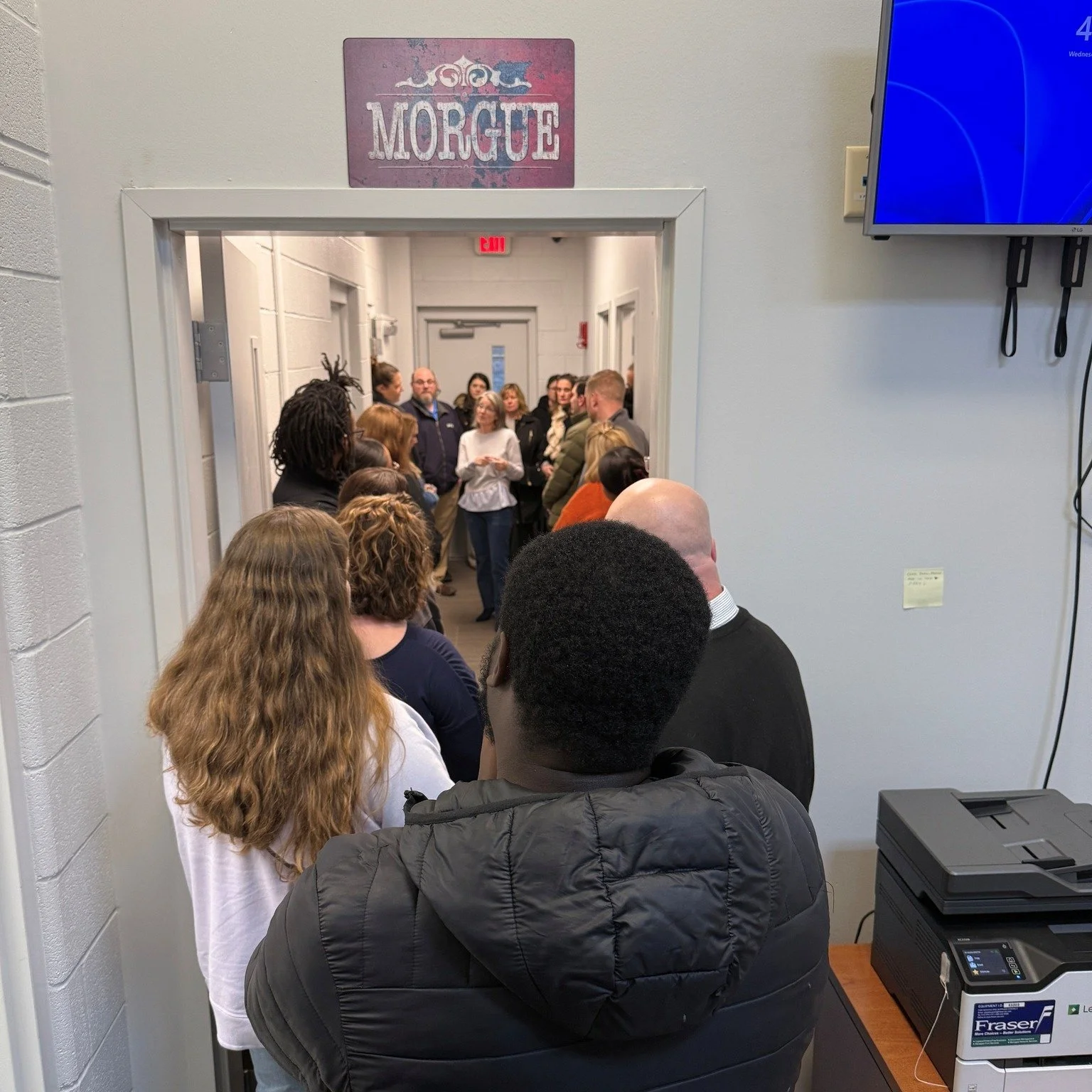 Our LTP class recently visited the York County Coroner&rsquo;s Office for a powerful behind-the-scenes experience led by Tania Zech, York County Coroner (FLY 90, LTP 21, current LY Board Member).

Tania gave our class an inside look at the human side