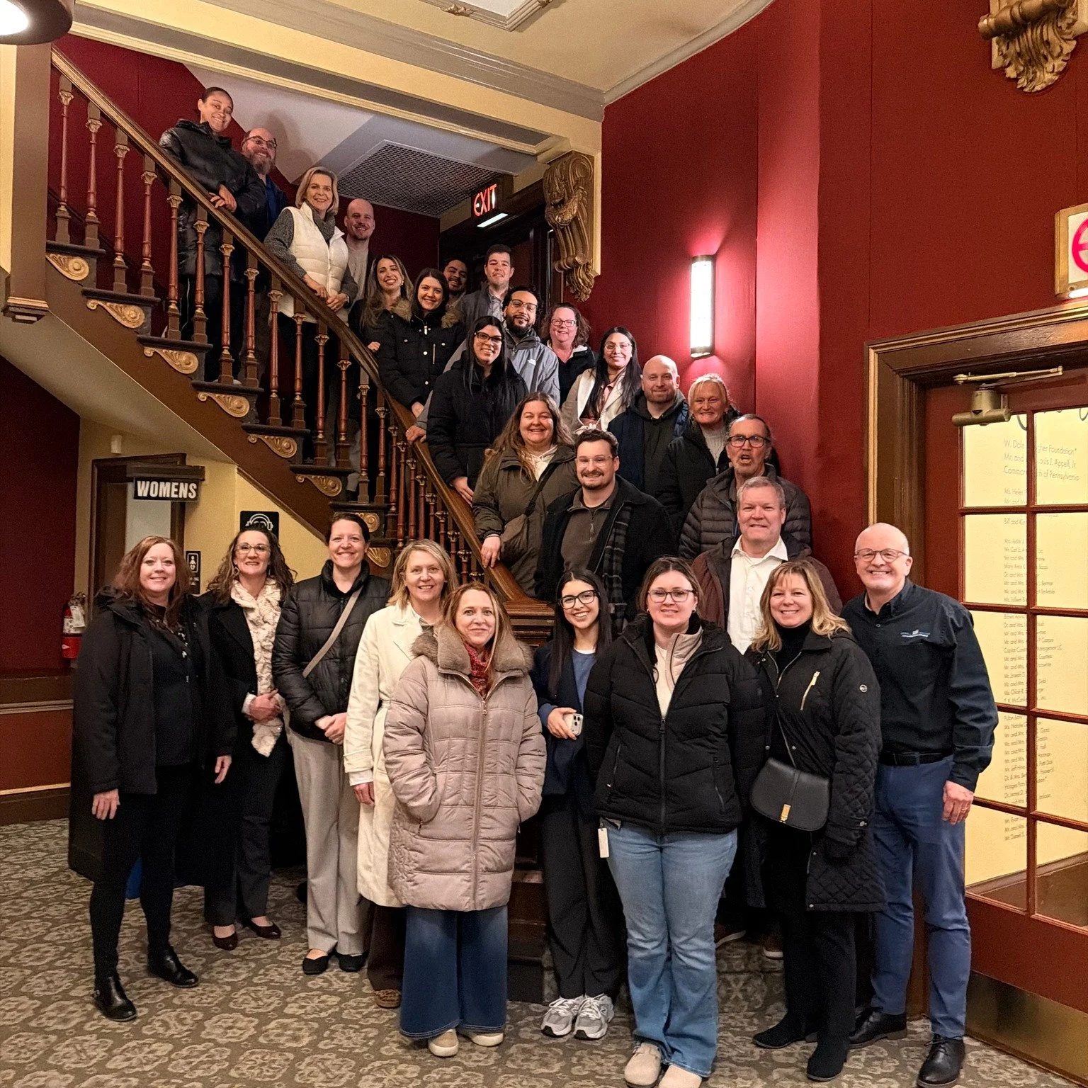 Our LTP class got a behind the scenes tour of the Appell Center and it did not disappoint.

Participants explored the history of this iconic York theater, learned how productions come to life, and heard stories about the big names who have taken that