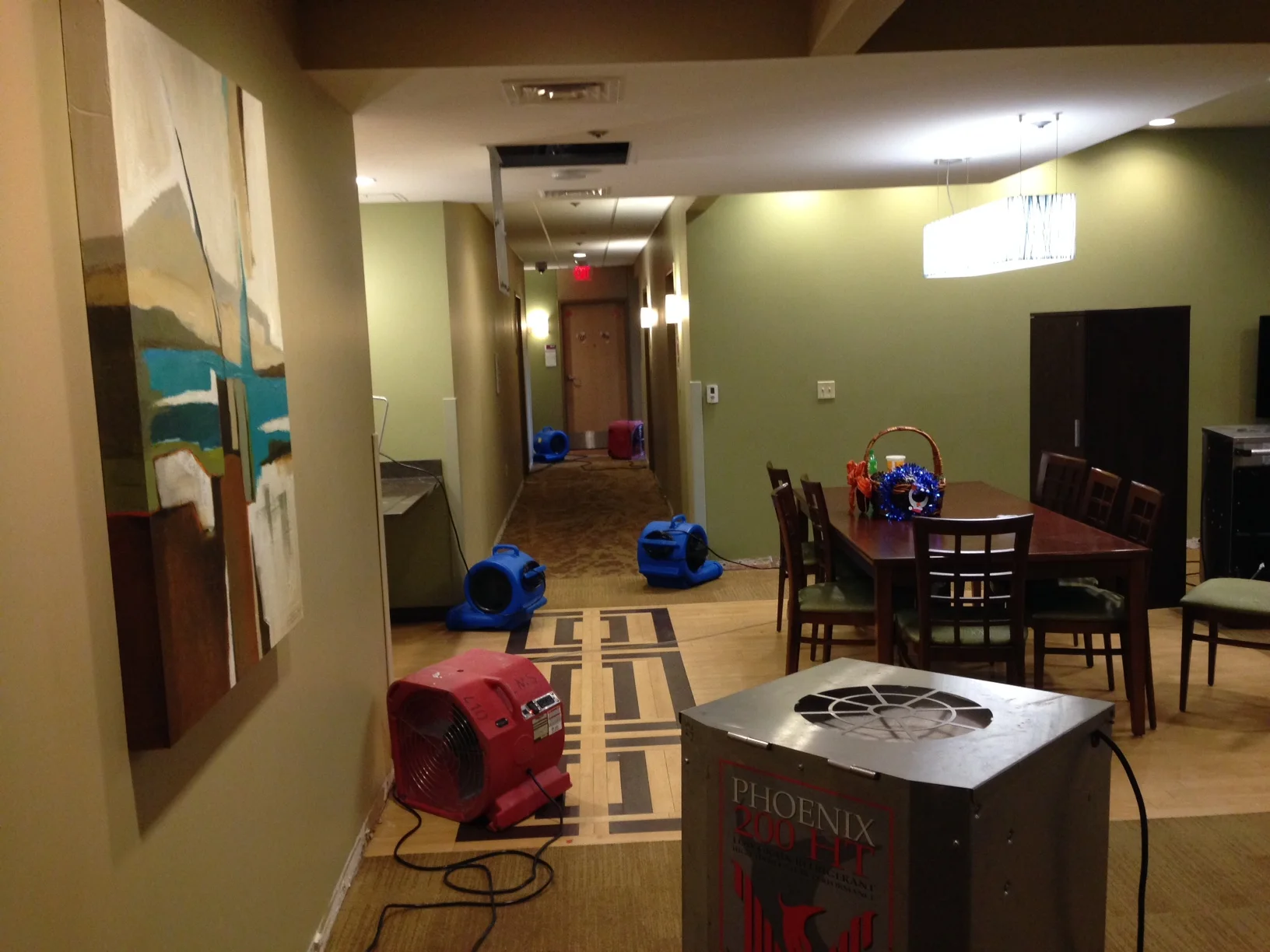   Controlling the environment to prevent secondary damage  