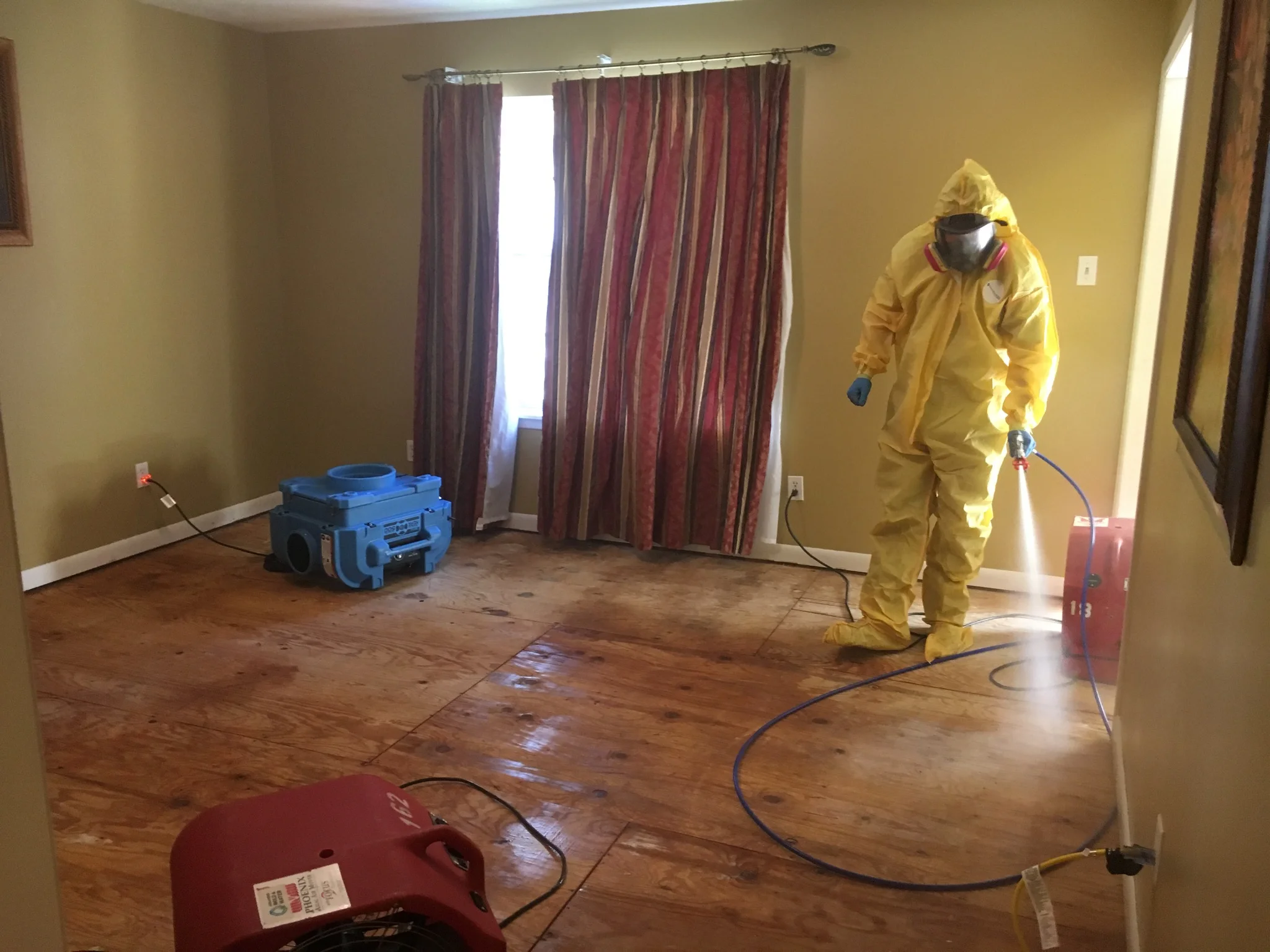 Applying an anti-microbial