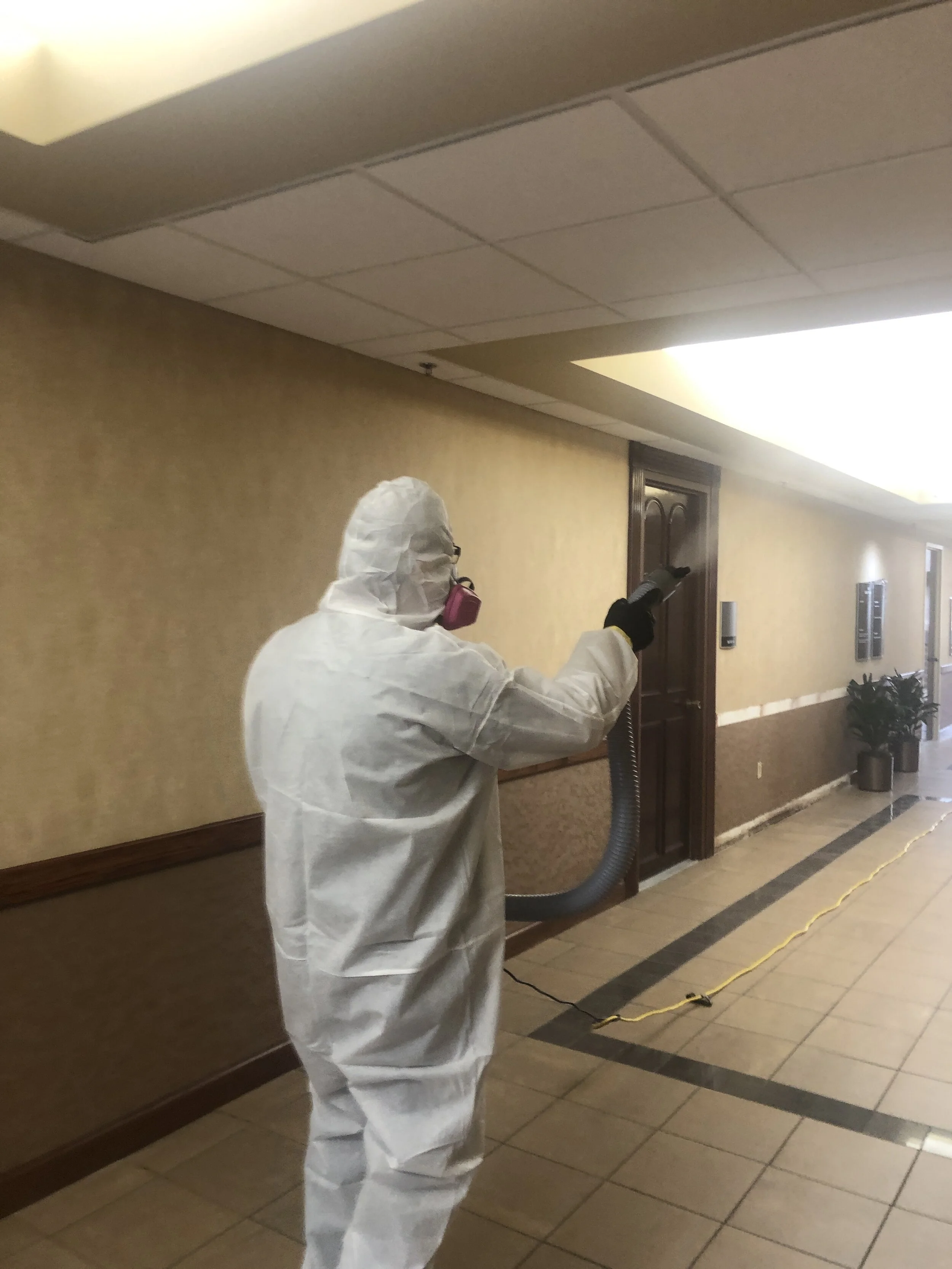   Disinfectant atomizing commercial property  