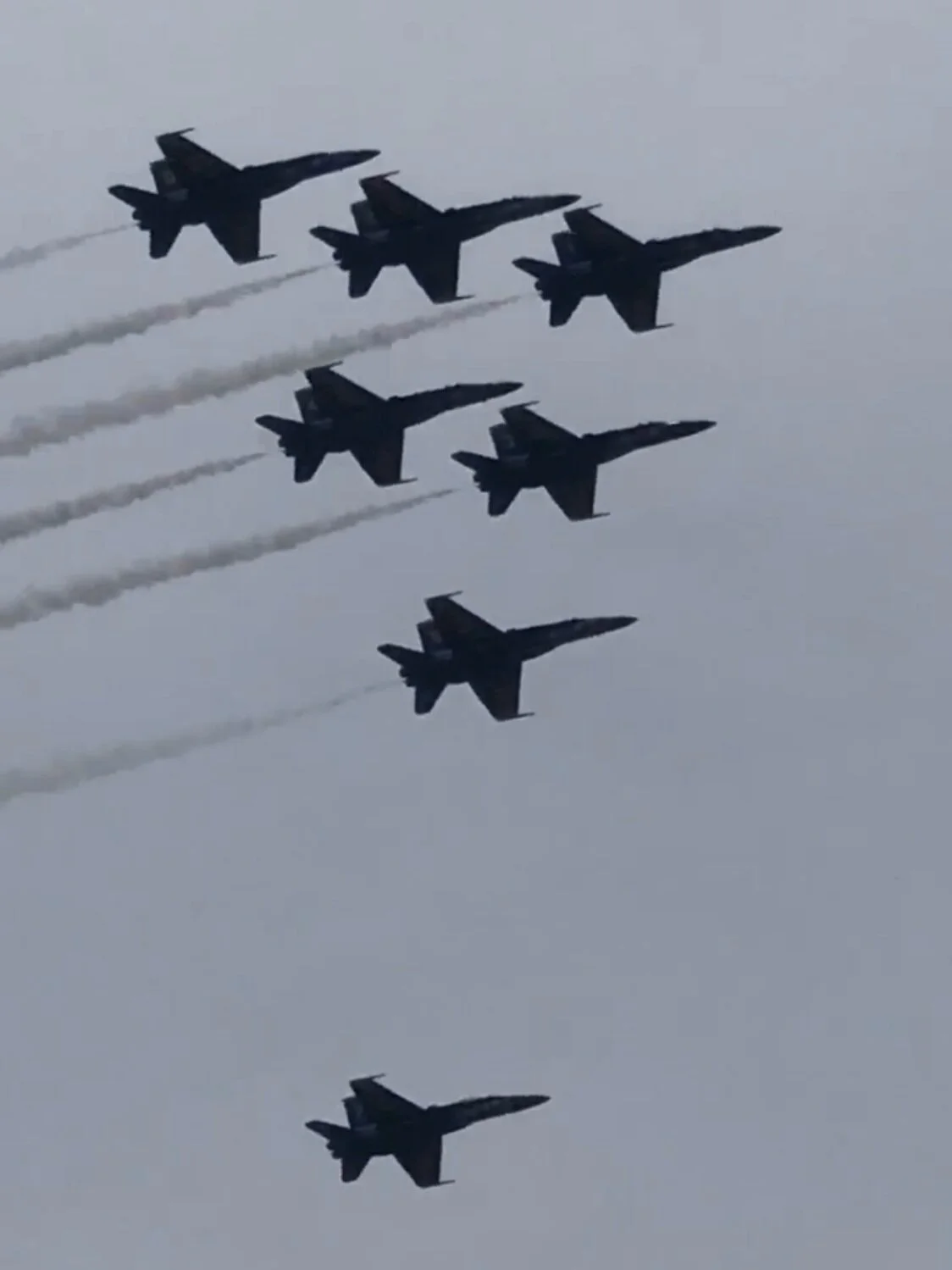   U.S. Navy Blue Angels - Hospital Flyover 5.14.20 (over our warehouse)  