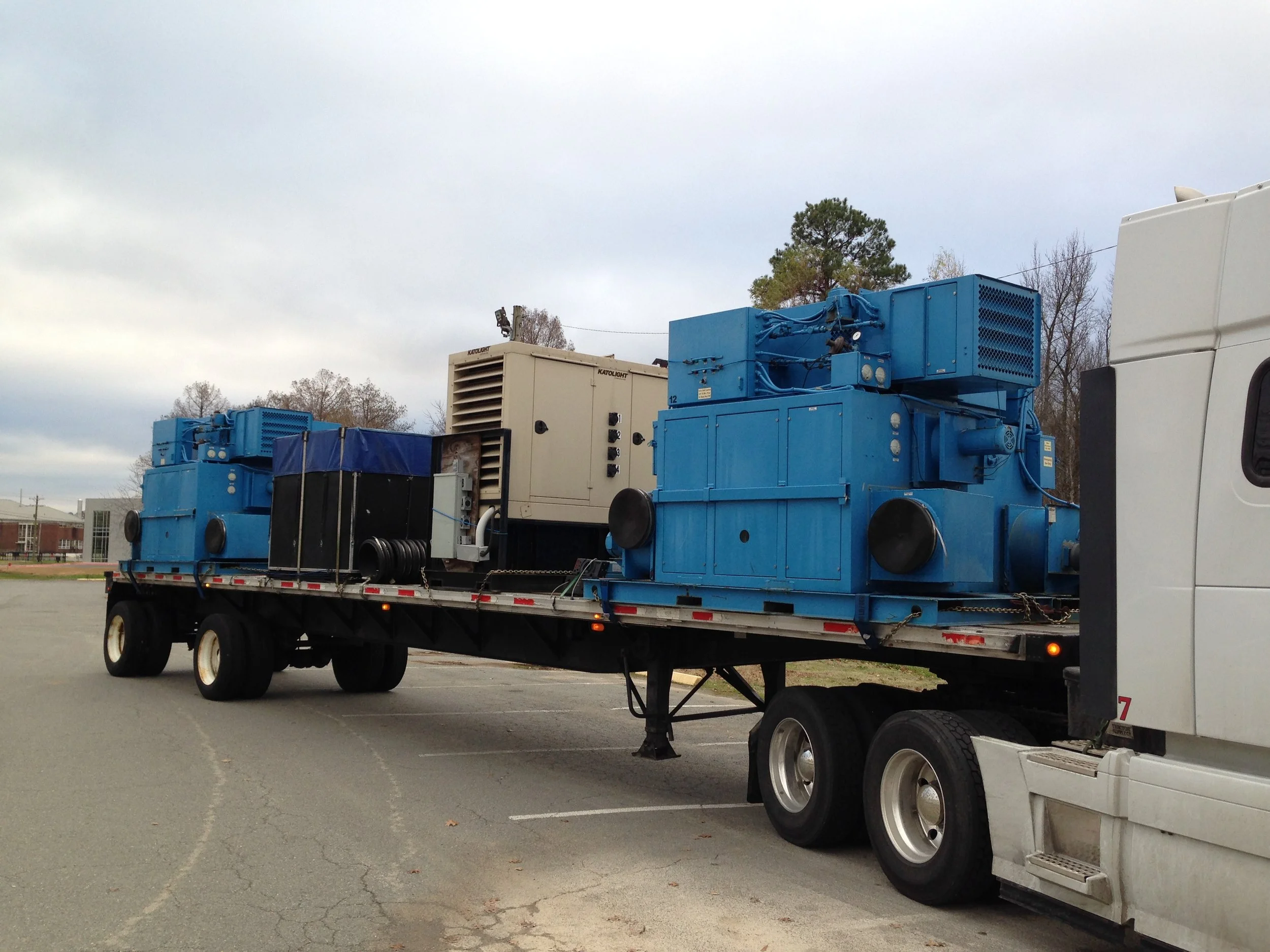   Two S-500 desiccants and diesel generator  