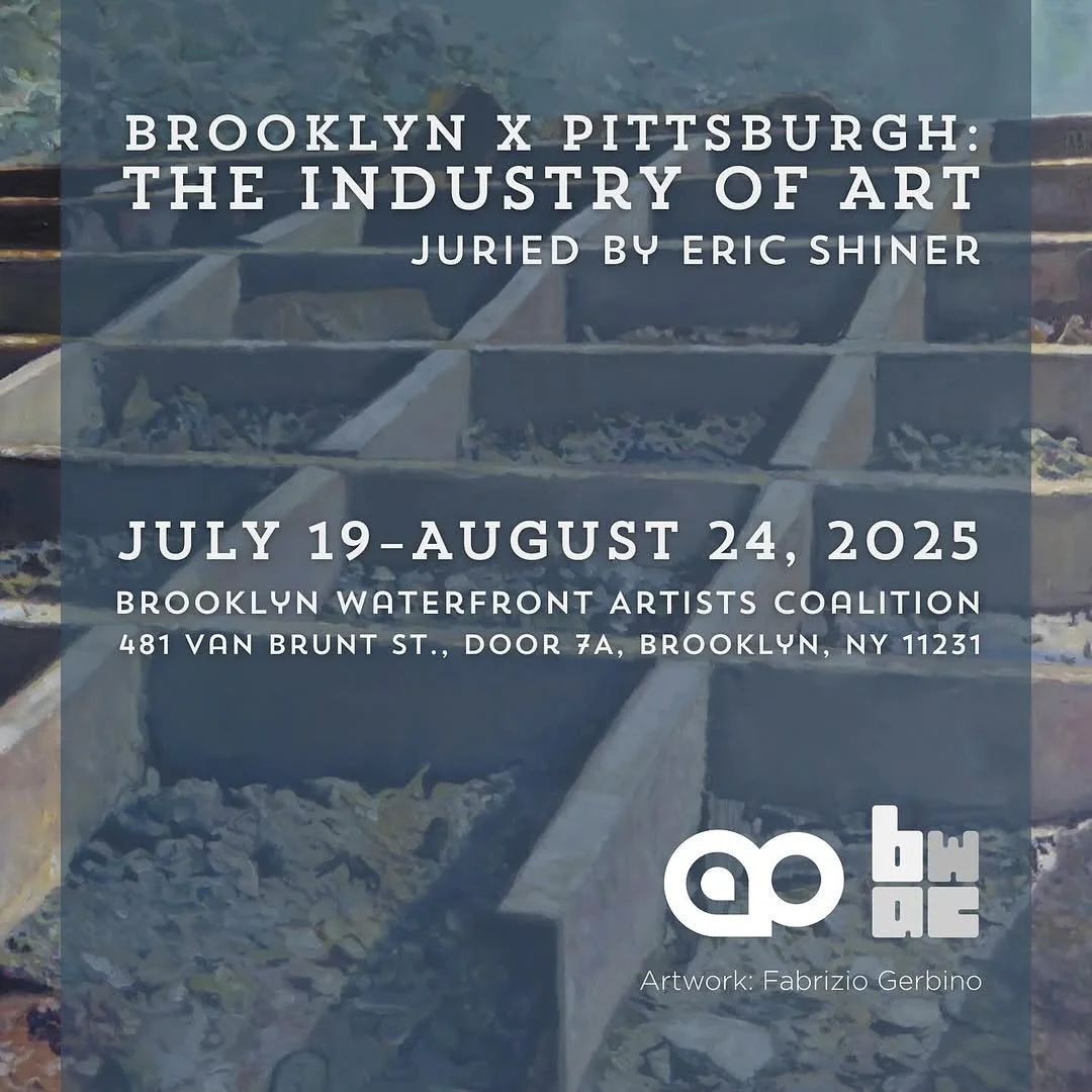 Repost from @aap_pgh
&bull;
Brooklyn X Pittsburgh: The Industry of Art
Opens July 19th at Brooklyn Waterfront Artists Coalition! 

Exhibiting Artists:
A.W. Allison, Maggy Aston, Tony Balko, Jennifer Baron and Nicole Czapinski, Shelle Barron, Donovan 