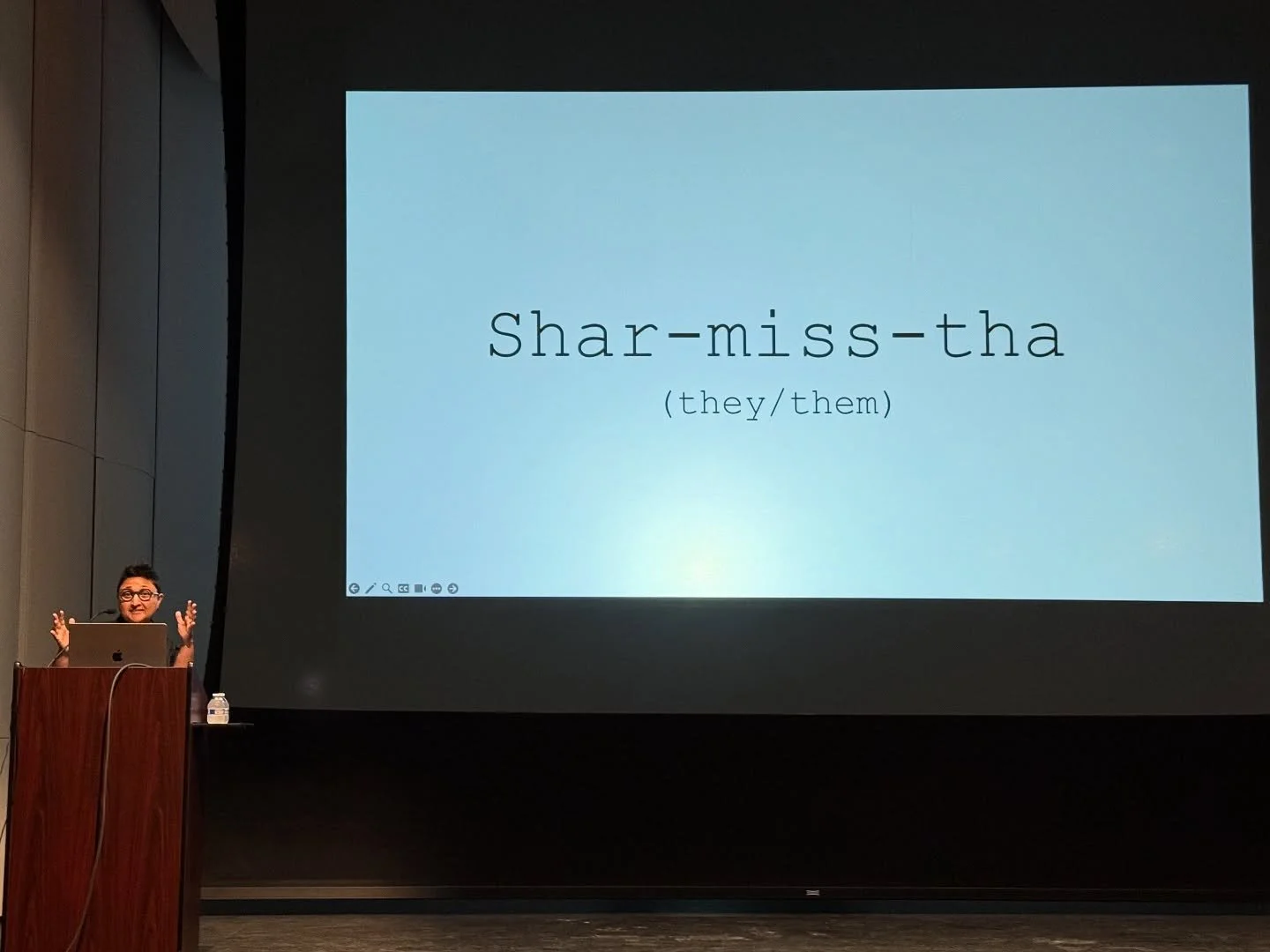 Amazing artist talk by @sharmistharay @hilmasghost @cmuschoolofart