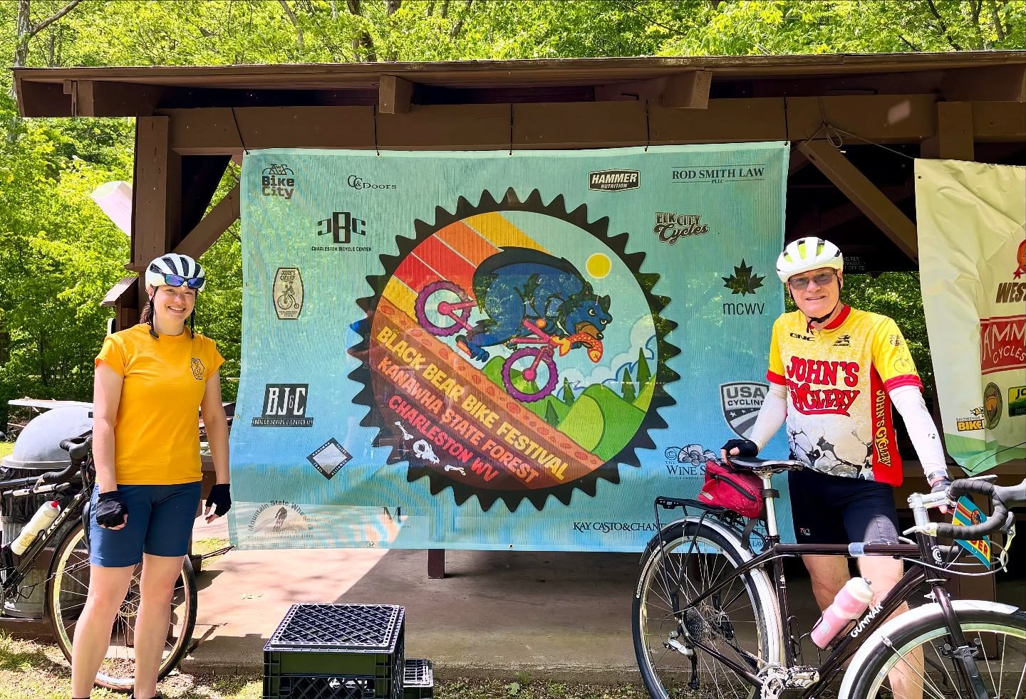 Big thanks to @blackbearbikefestival for hosting a great event this year. John&rsquo;s Cyclery has been a sponsor of this event every year since its inception 39 years ago. We are looking forward to the big 40 year anniversary bash next year!