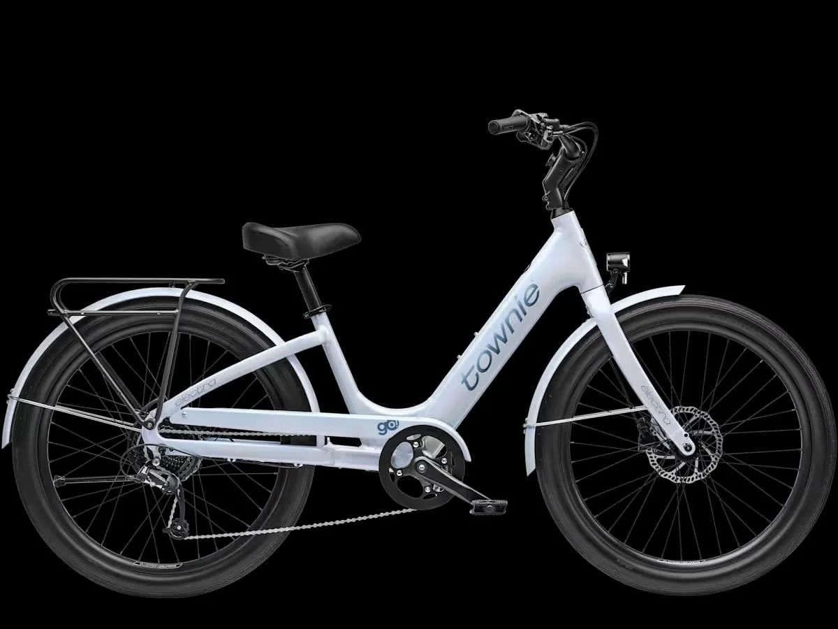 The new Electra Townie Go! 7D is here! This electric bike is a class 3, meaning pedal assist to 28mph and throttle to 20mph. Comes with front and rear lights, color-matched fenders, rear rack, turn signals, and a magnetic charger! $1,999.99
https://w