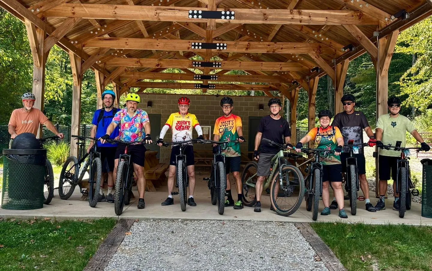 Thanks to everyone that came out and rode mountain bikes with us today. The weather and the trails were perfect!