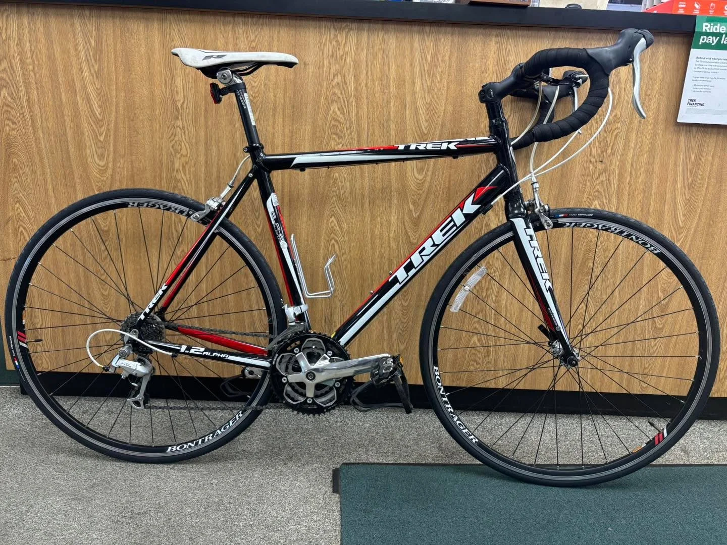 Refurbished Trek 1.2 road bike 56cm, $299.