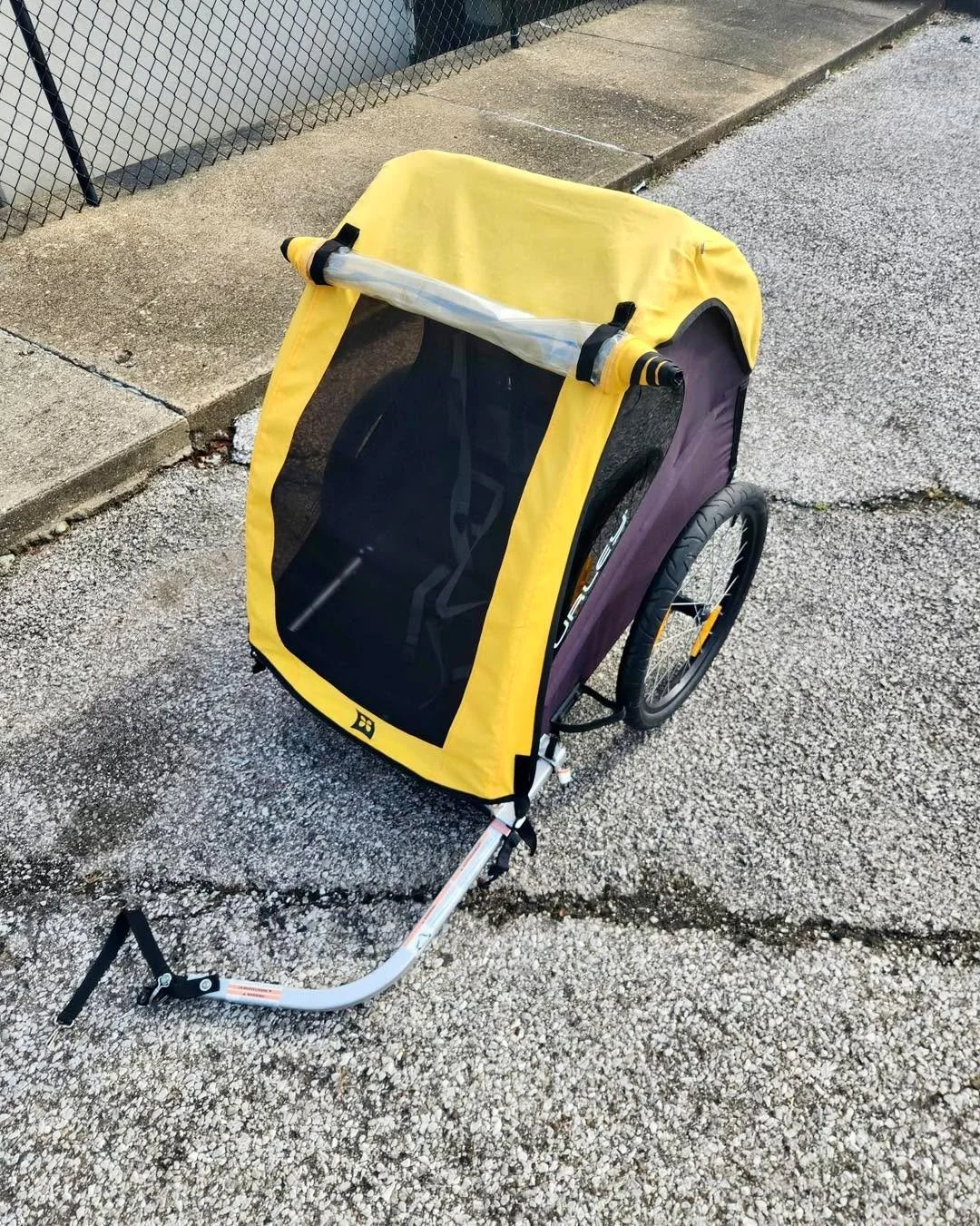 We have a used Burley Bee double trailer for sale. Hitch included $175