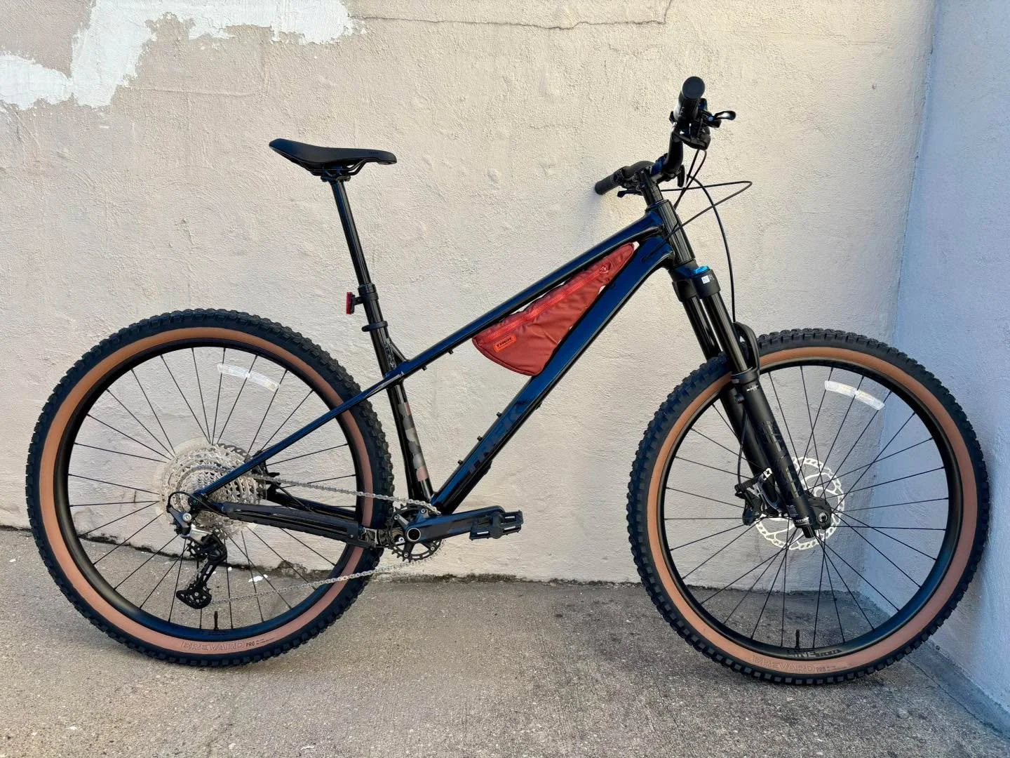 The next generation of Trek Roscoe is in stock now! We have a Roscoe 8 in size Large and Roscoe 7&rsquo;s in sizes M, M/L, L, and XL.