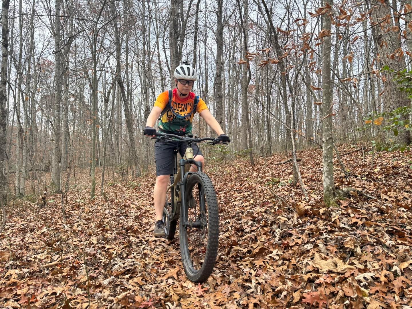 It was a great day for a bike ride! We spent some time in Fayetteville riding the Wolf Creek Trail System. It&rsquo;s definitely worth checking out.