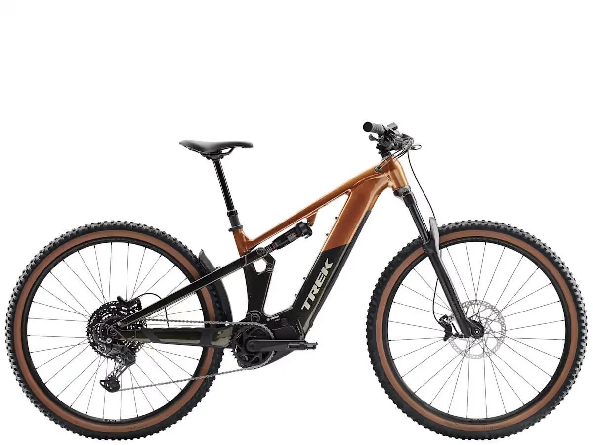 We&rsquo;ve got the new Trek Powerfly in stock! Bosch and Rockshox equipped, this full suspension electric mountain bike is ready for hours of fun on the trail! https://www.johnscyclery.com/electric-bikes#/product/2226378/trek-powerfly-fs-4-gen-4?sto