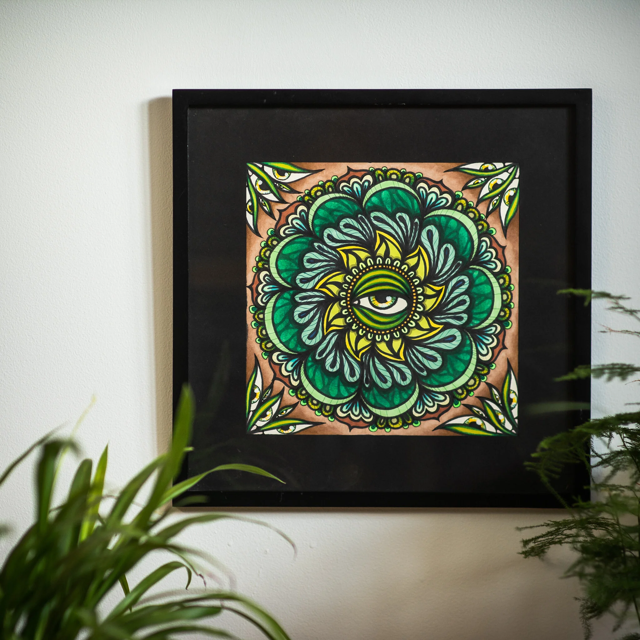 "Green Eye" - Original Drawing