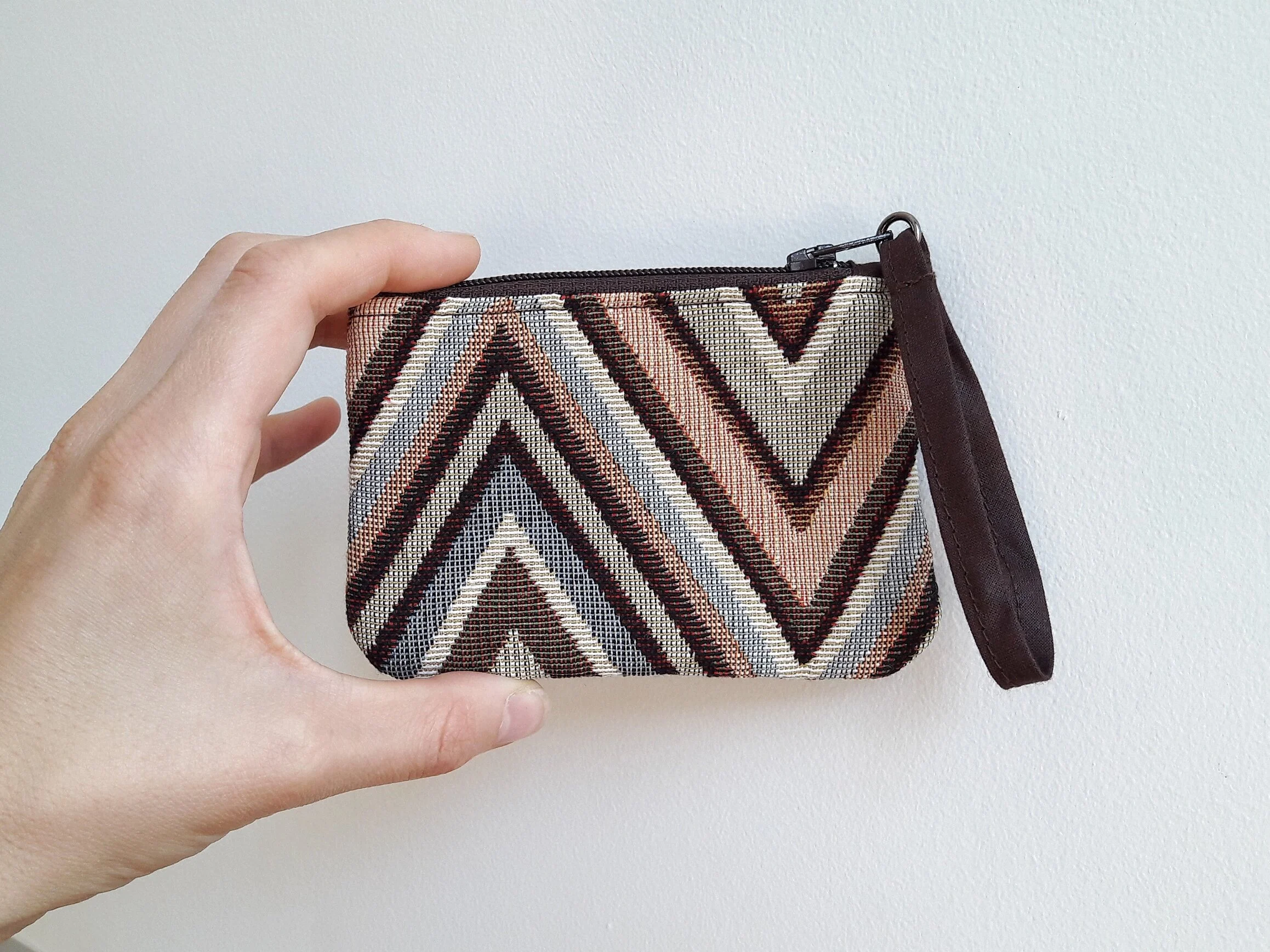 Small Wallet - Zigzag Pattern