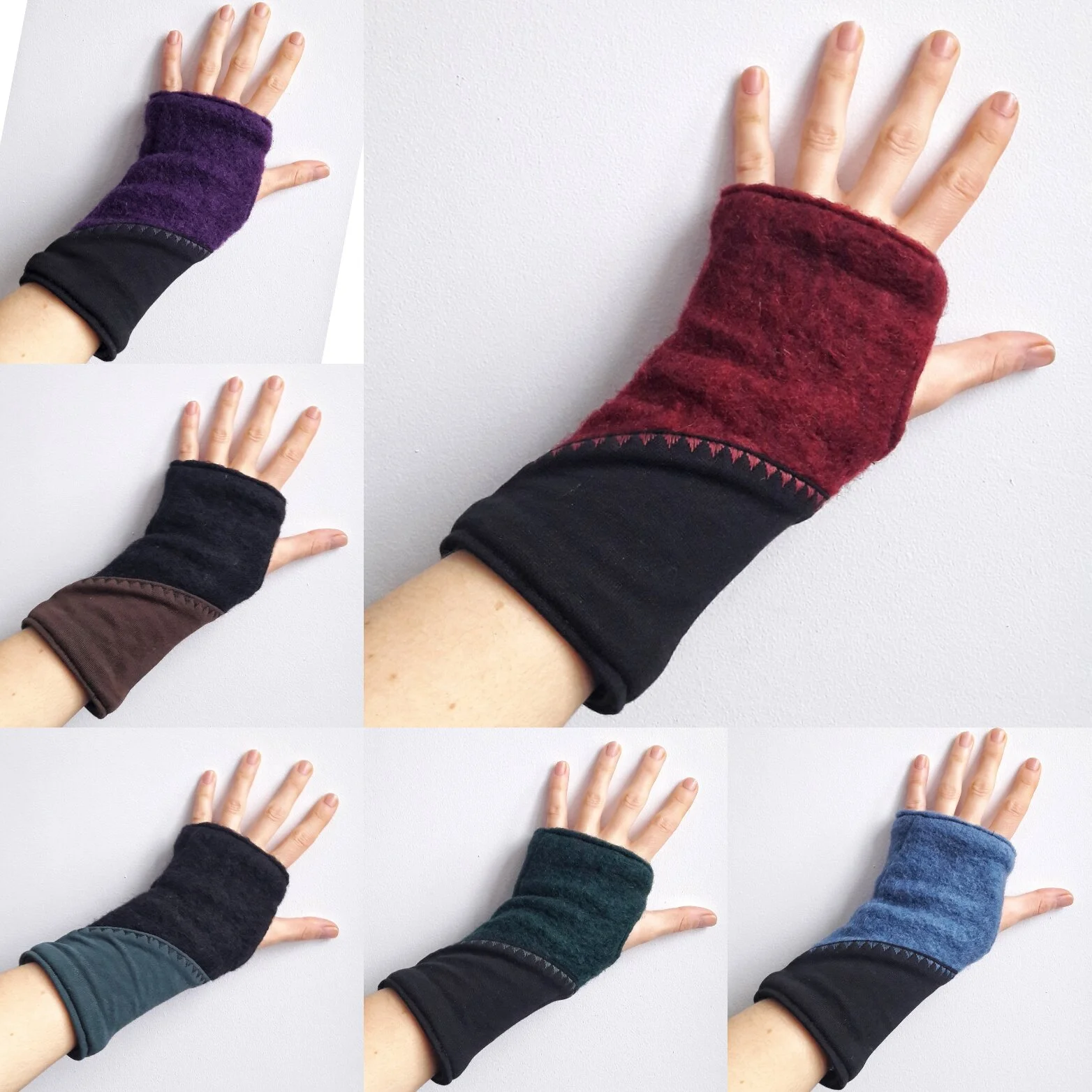 Wool Fleece Wristwarmers