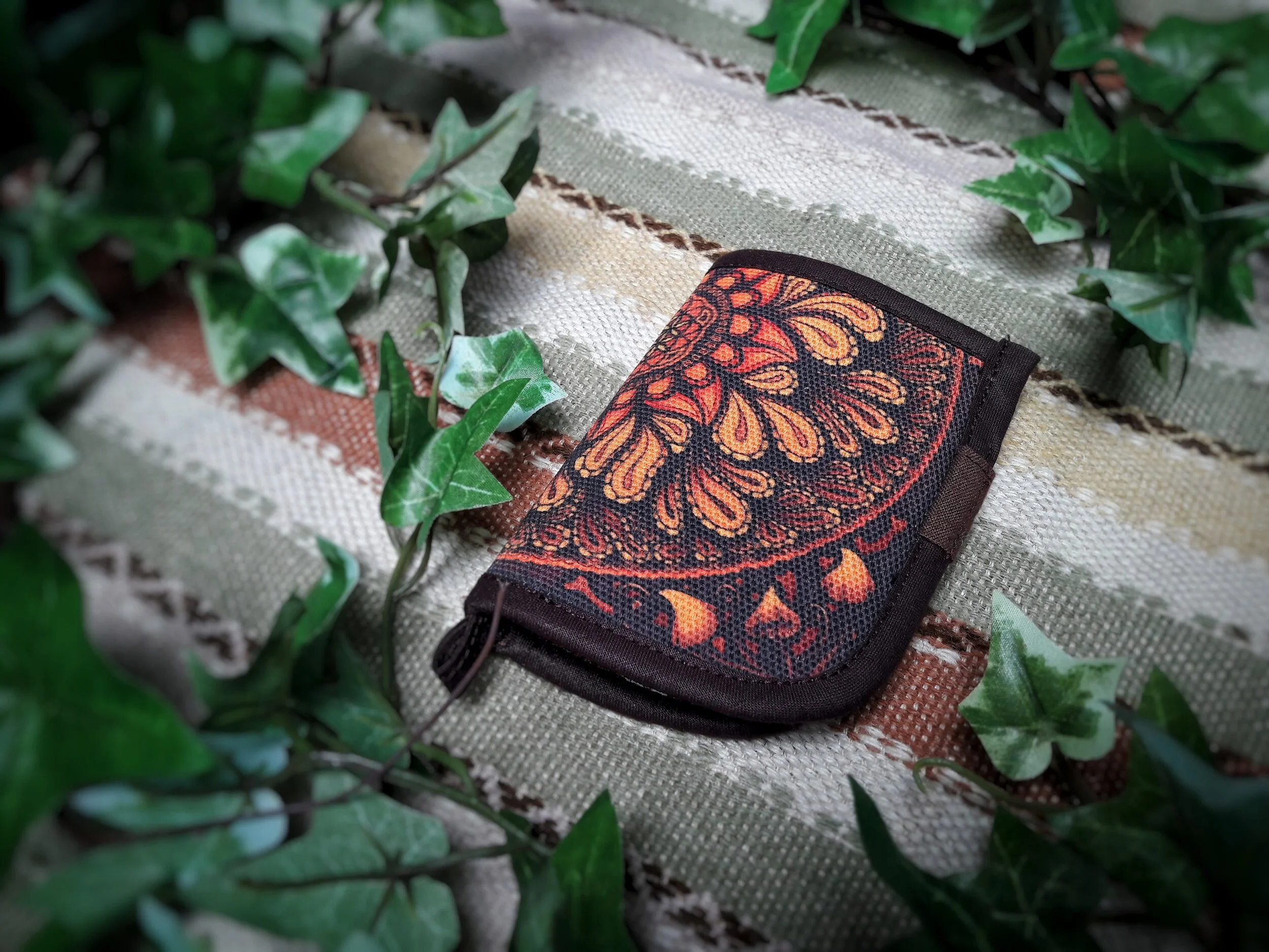 Mandala Wallet - Brown Mandala