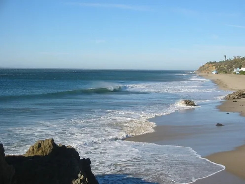 The southern end of Leo Carrillo State Beach