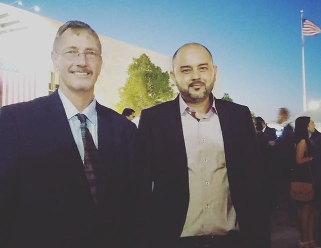 Had a great time at the US Embassy Tunis for a belated 4th of July celebration. Amine Jammoussi, our @dreamsnmotiontunisia manager and Richard Howard, our CEO were invited to attend this annual event to celebrate the American Independence Day.  They 