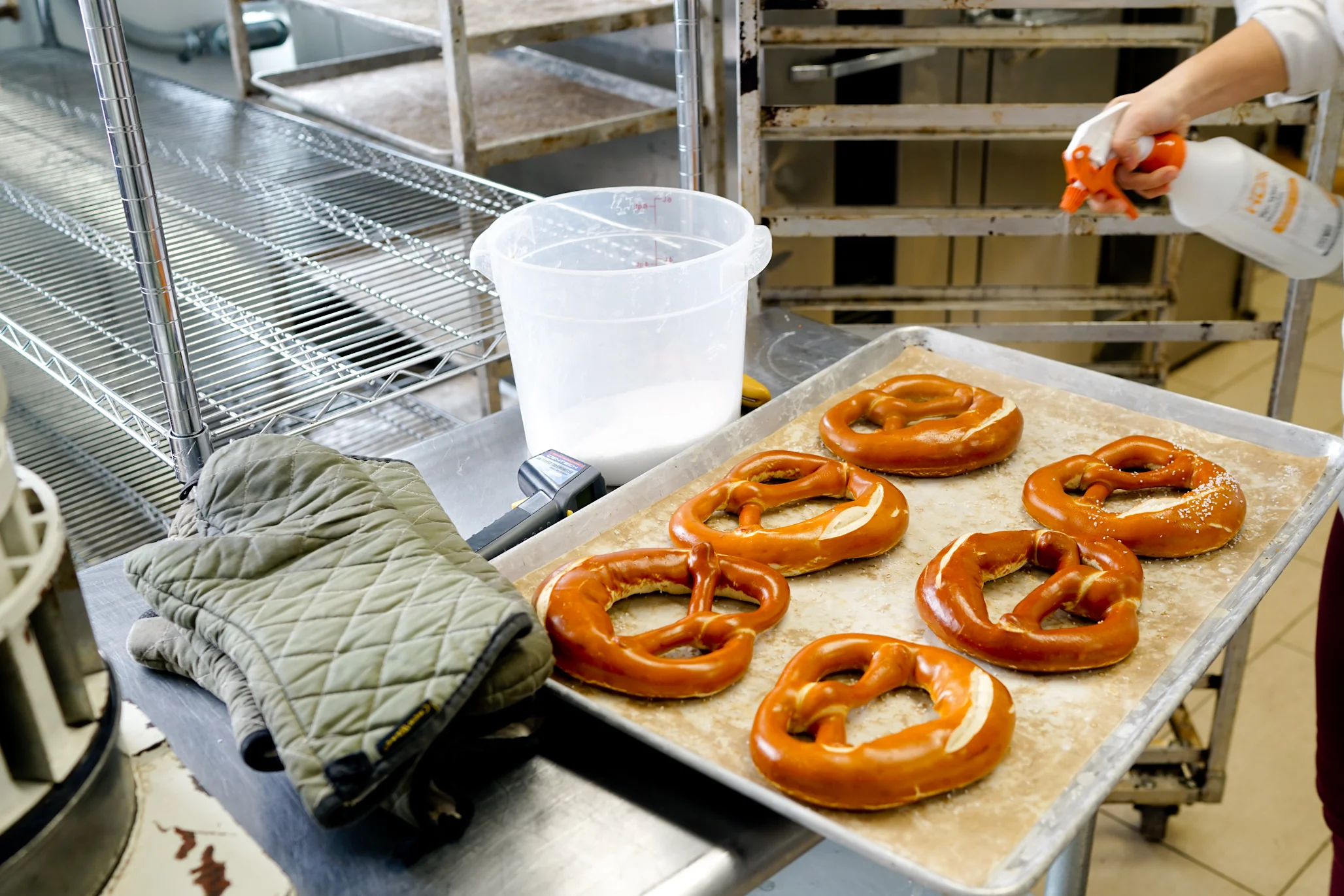 “Germans use pretzels as a regular bread and we don’t think of pretzels as a regular bread. So sometimes people are like, ‘Oh, you make bread?’ and I say, ‘Yeah, pretzels.’ - Alexis Faraci, founder and owner of the Bronx Baking Co.