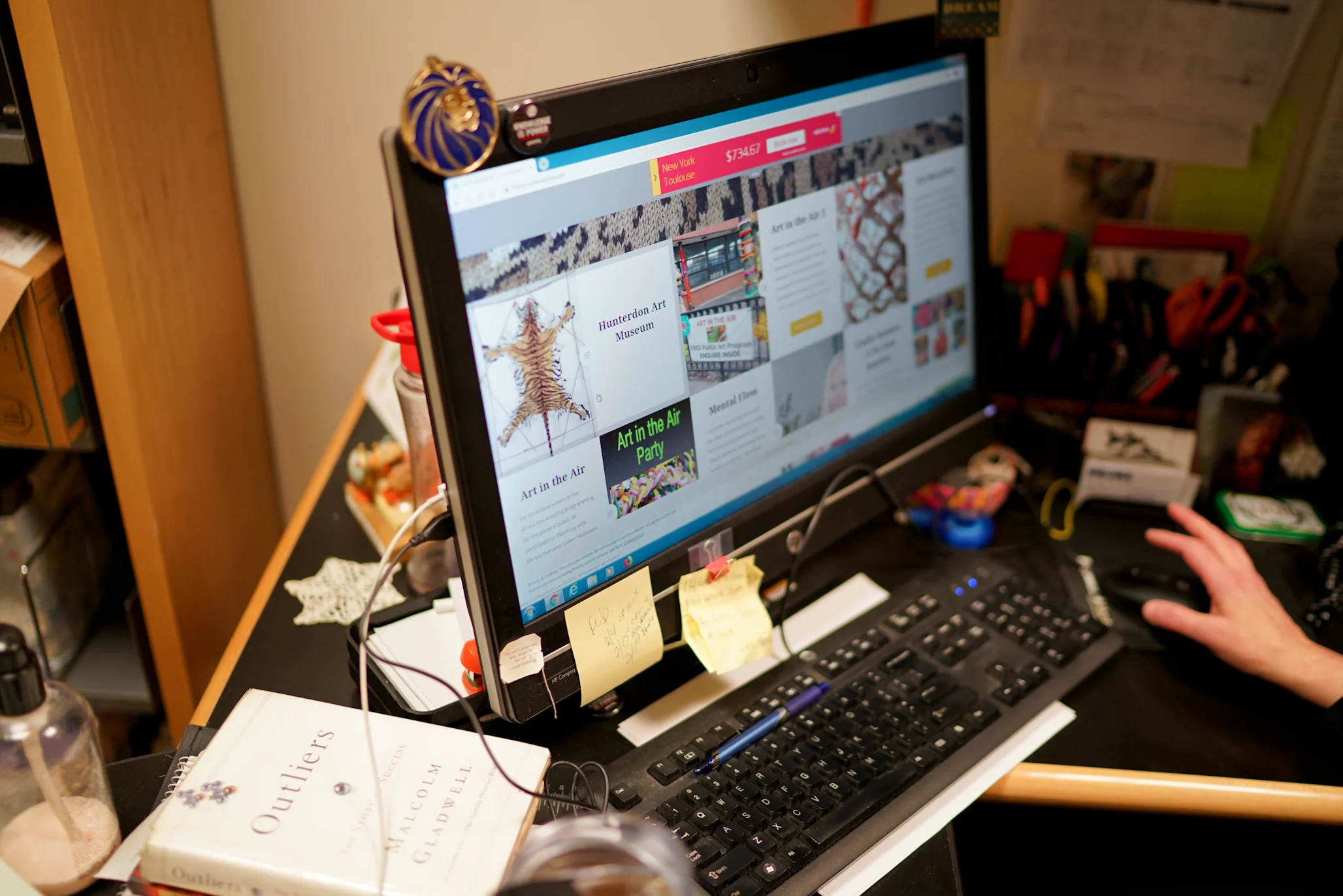 Dawn’s work station.