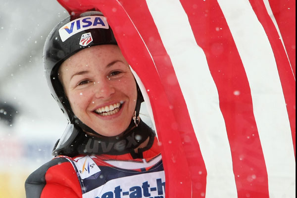 Olympic ski jumper Lindsey Van. 