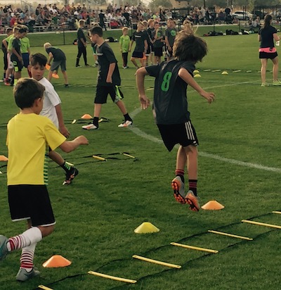 Meta Movement soccer training through MetaSport FC.
