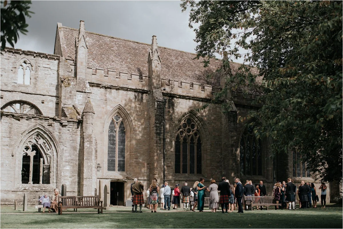 Photography 78 - Glasgow Wedding Photographer -Jonathan & Corrie's Garden Wedding in Aberfeldy - Dunkeld Cathedral_0046.jpg