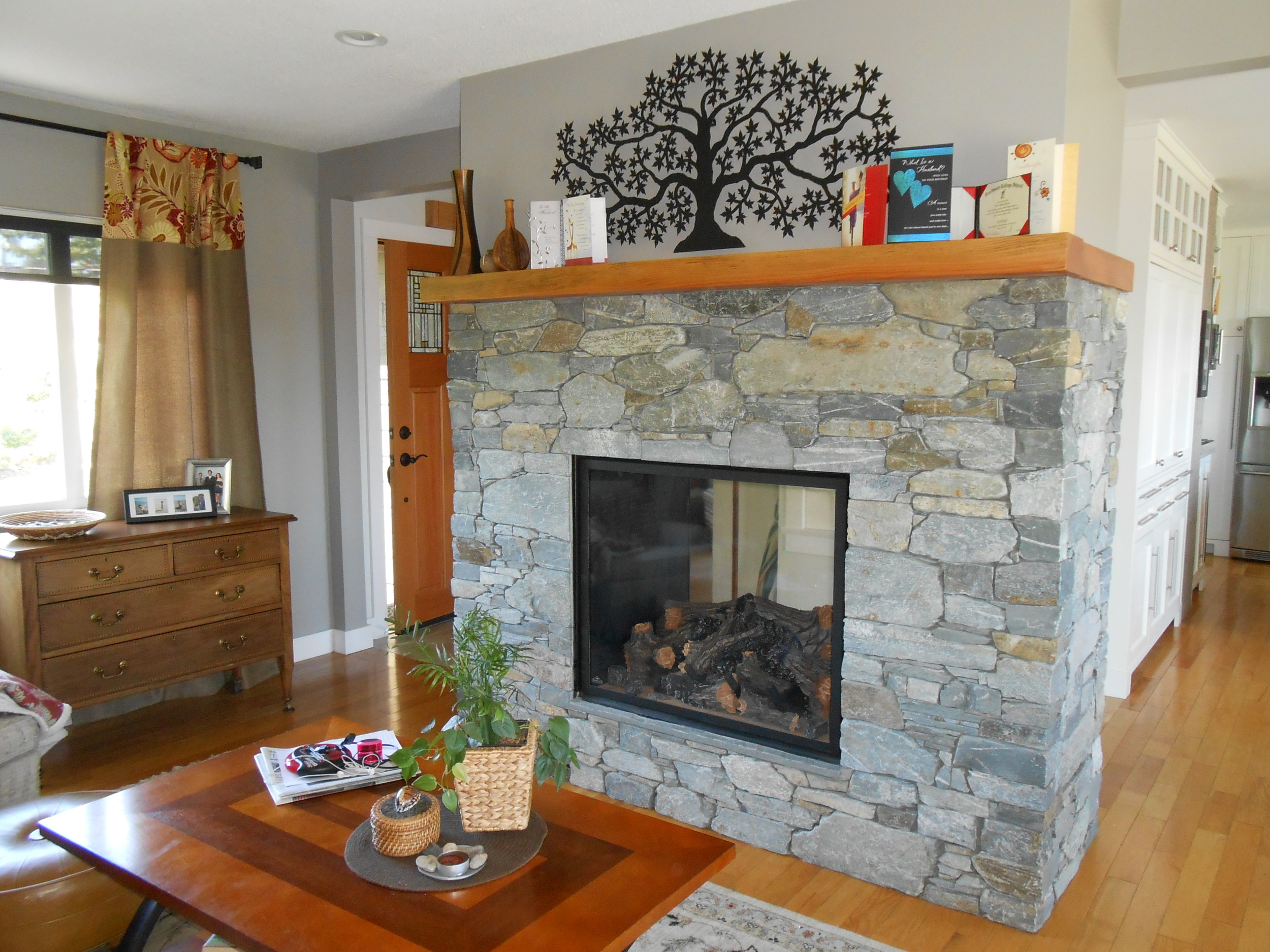 Fireplace Hallway Renovation