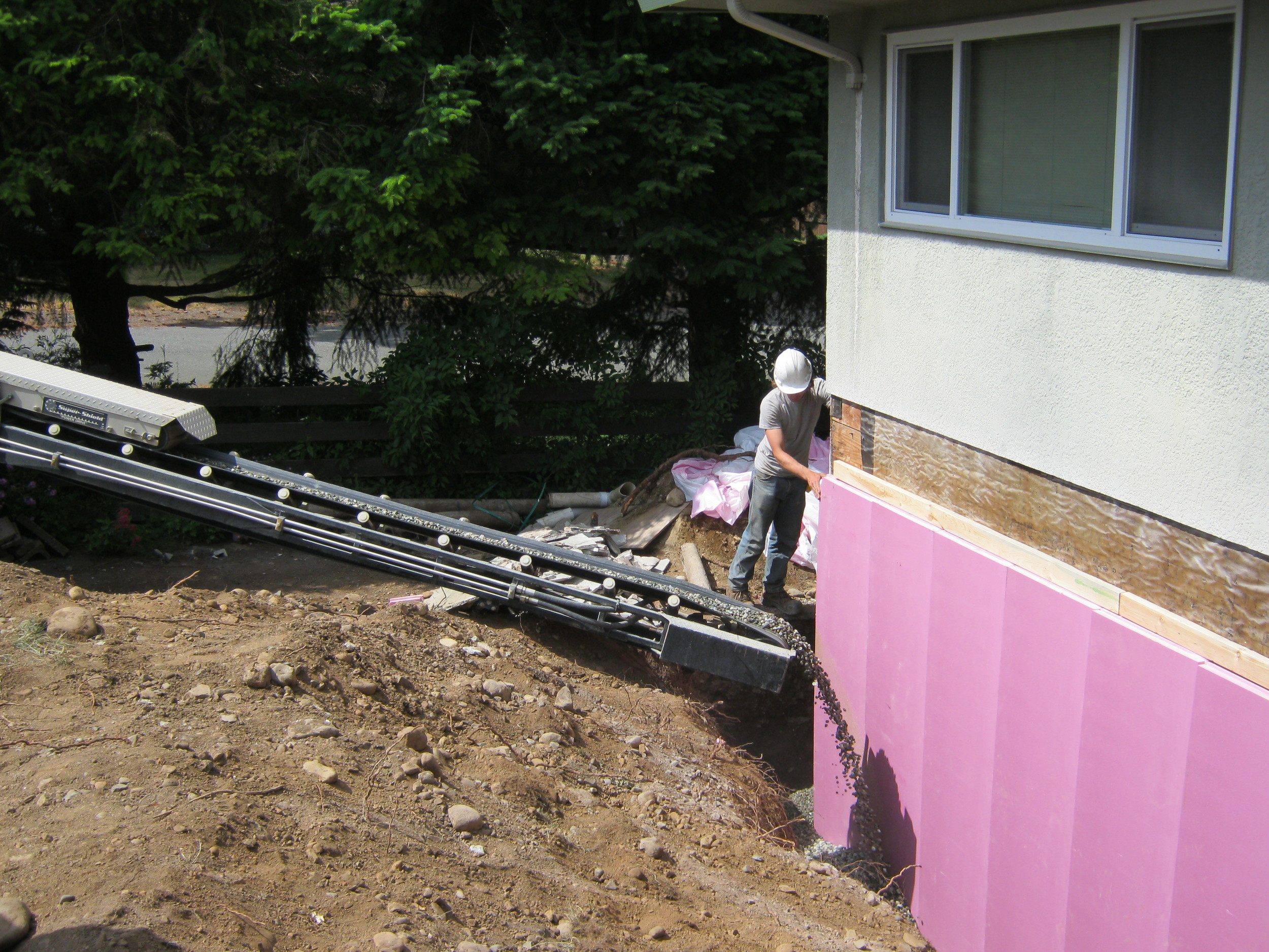 Foundation insulation and water proofing