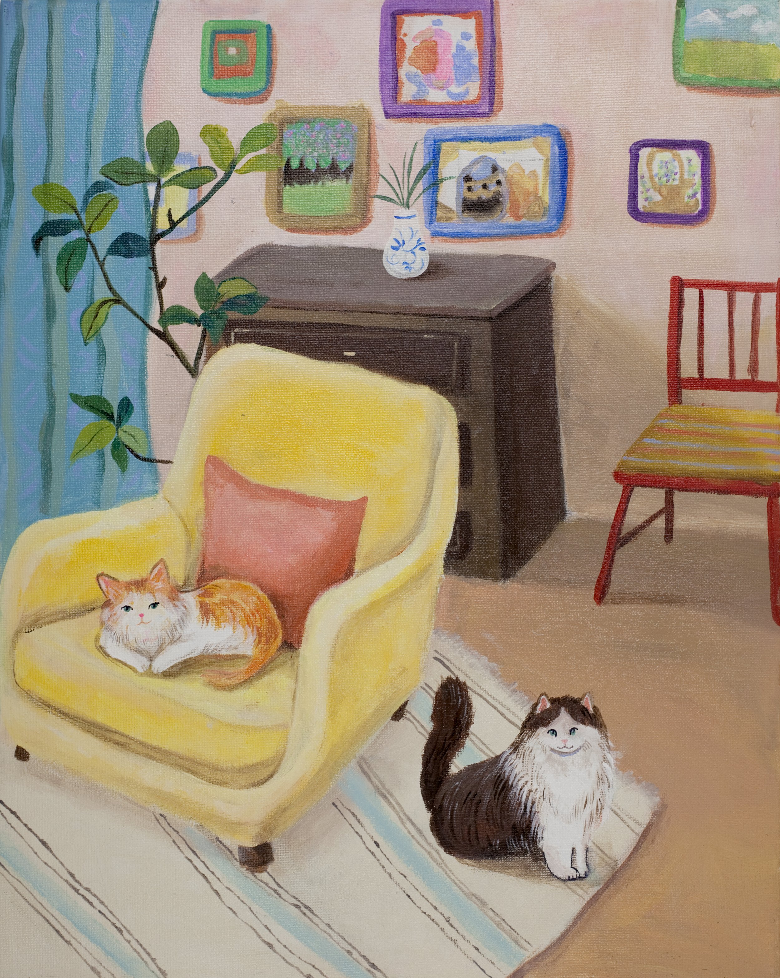 Claire Du - Cats in the Living Room