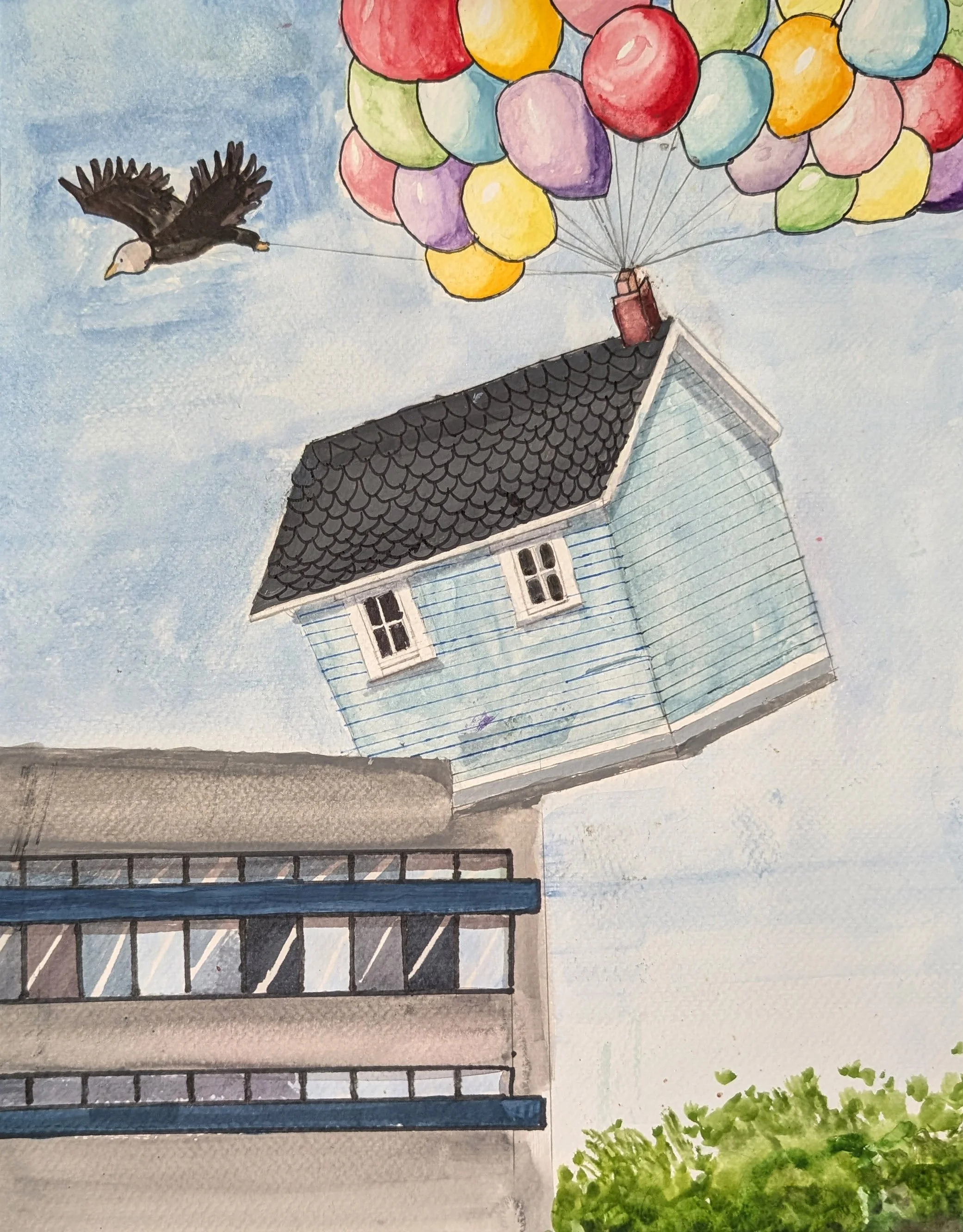 Justin Chang (12) - The Blue House Takes Flight