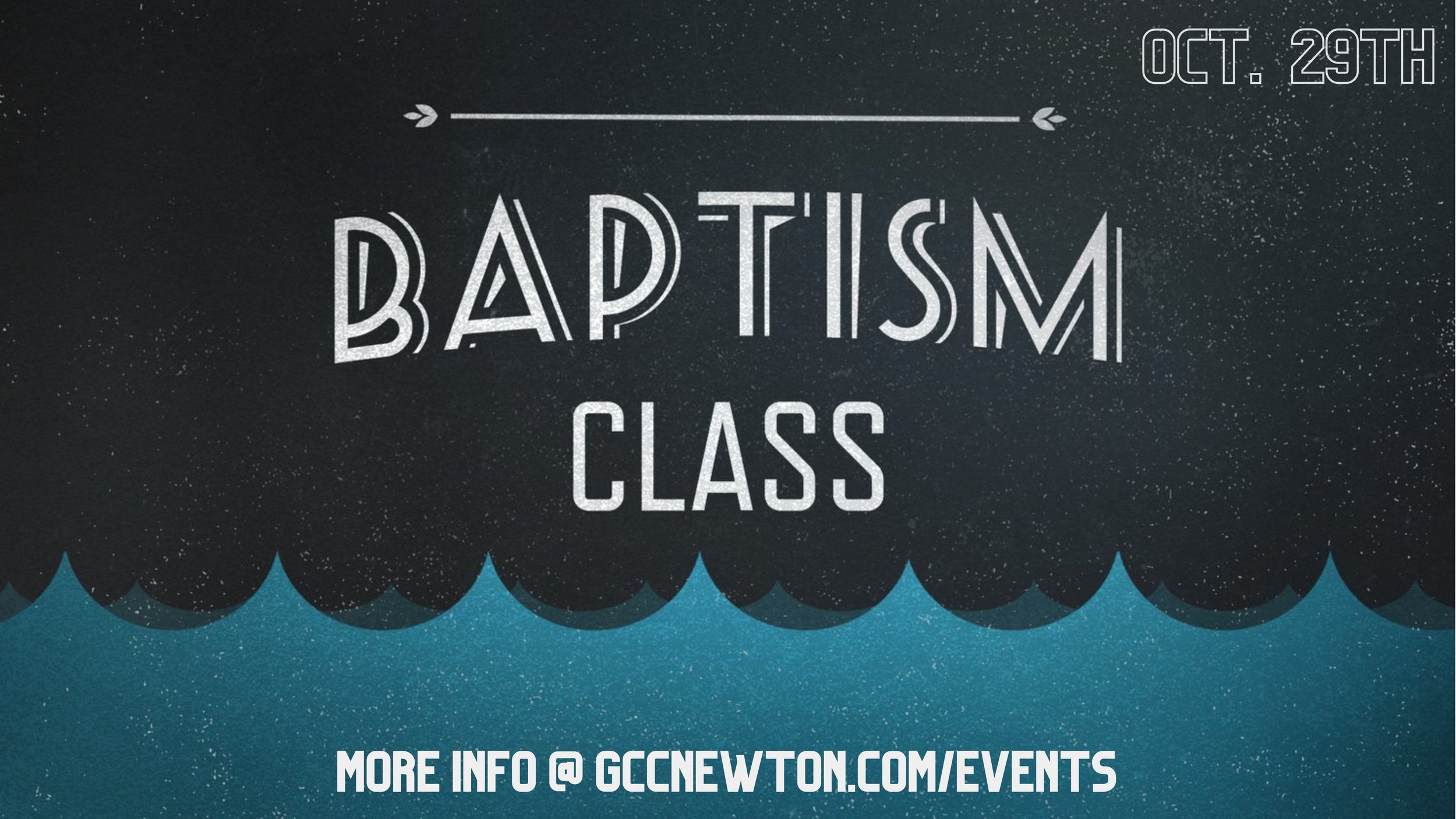 Baptism Class