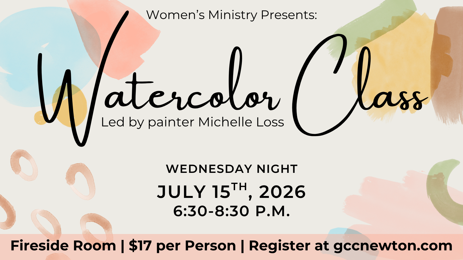 Watercolor Class (for Ladies & Girls)